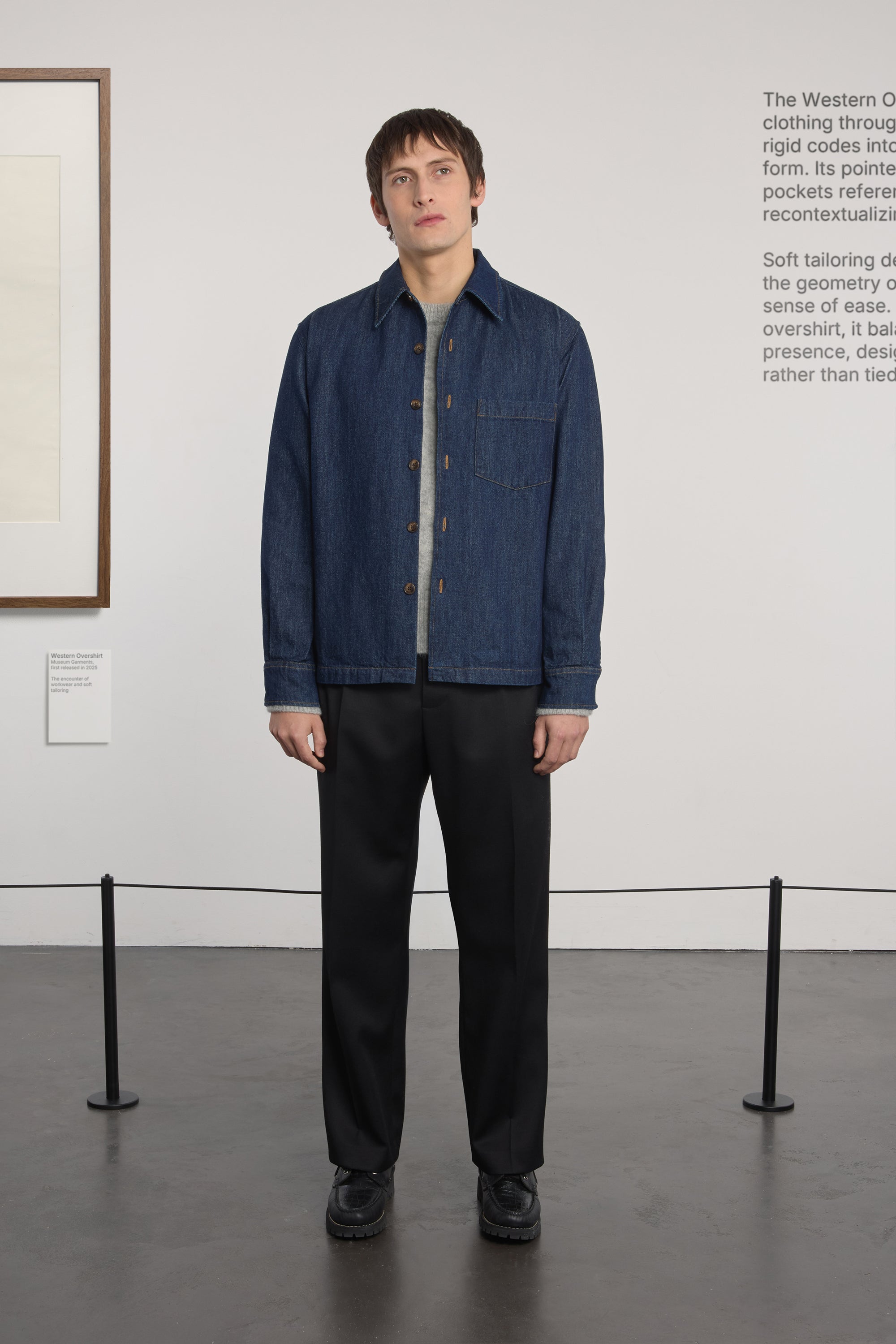 Western Overshirt - Raw Denim - Navy