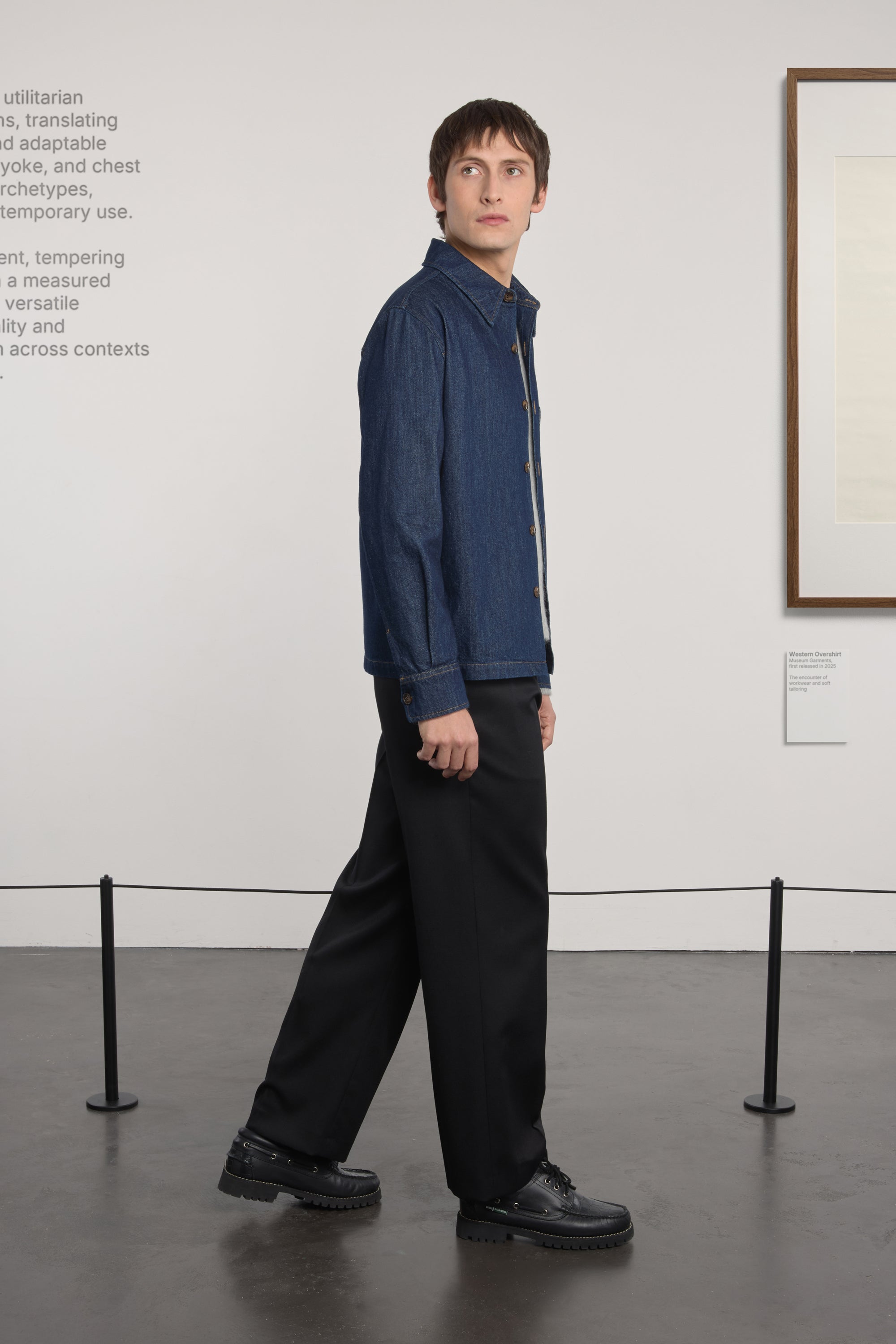 Western Overshirt - Raw Denim - Navy