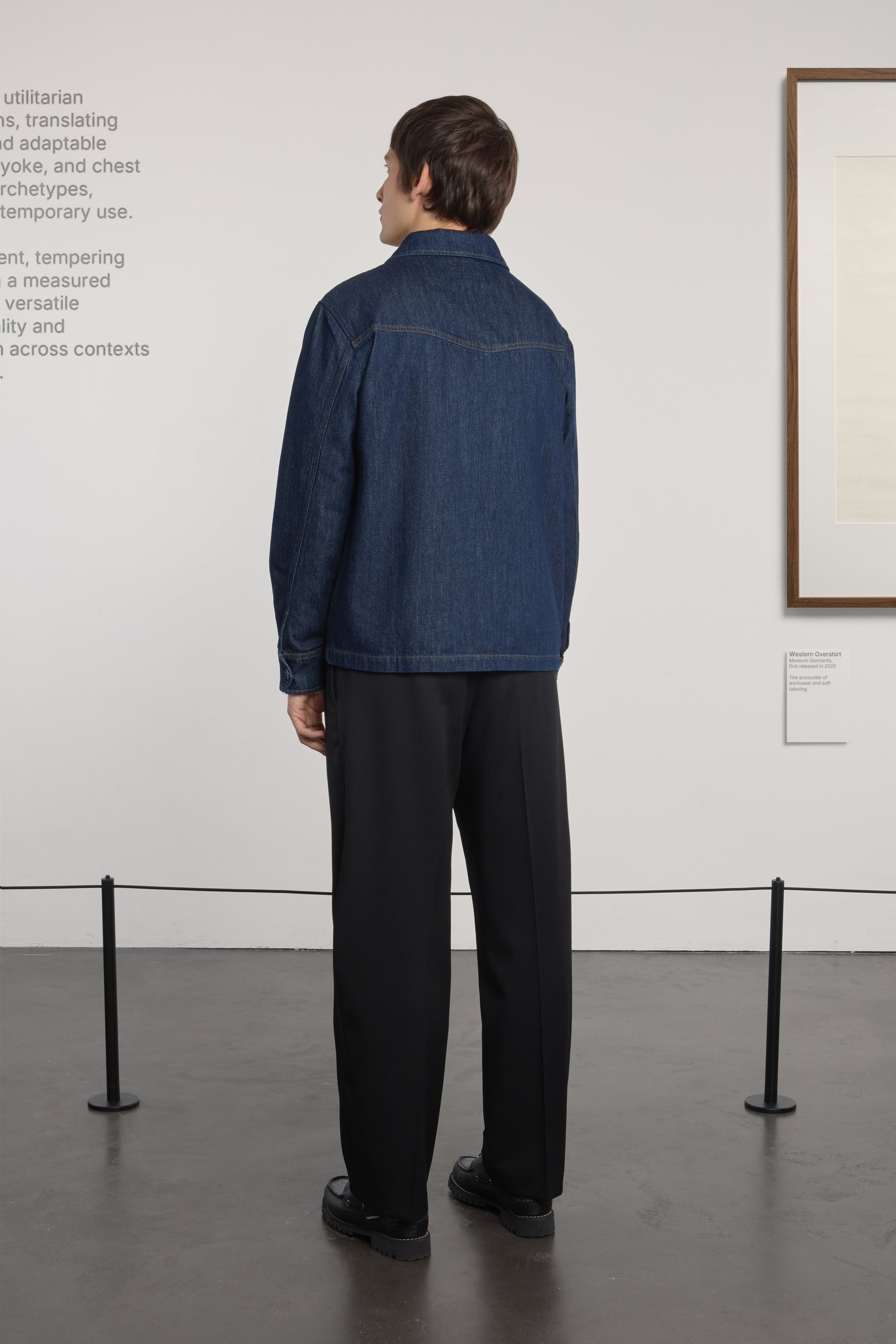 Western Overshirt - Raw Denim - Navy