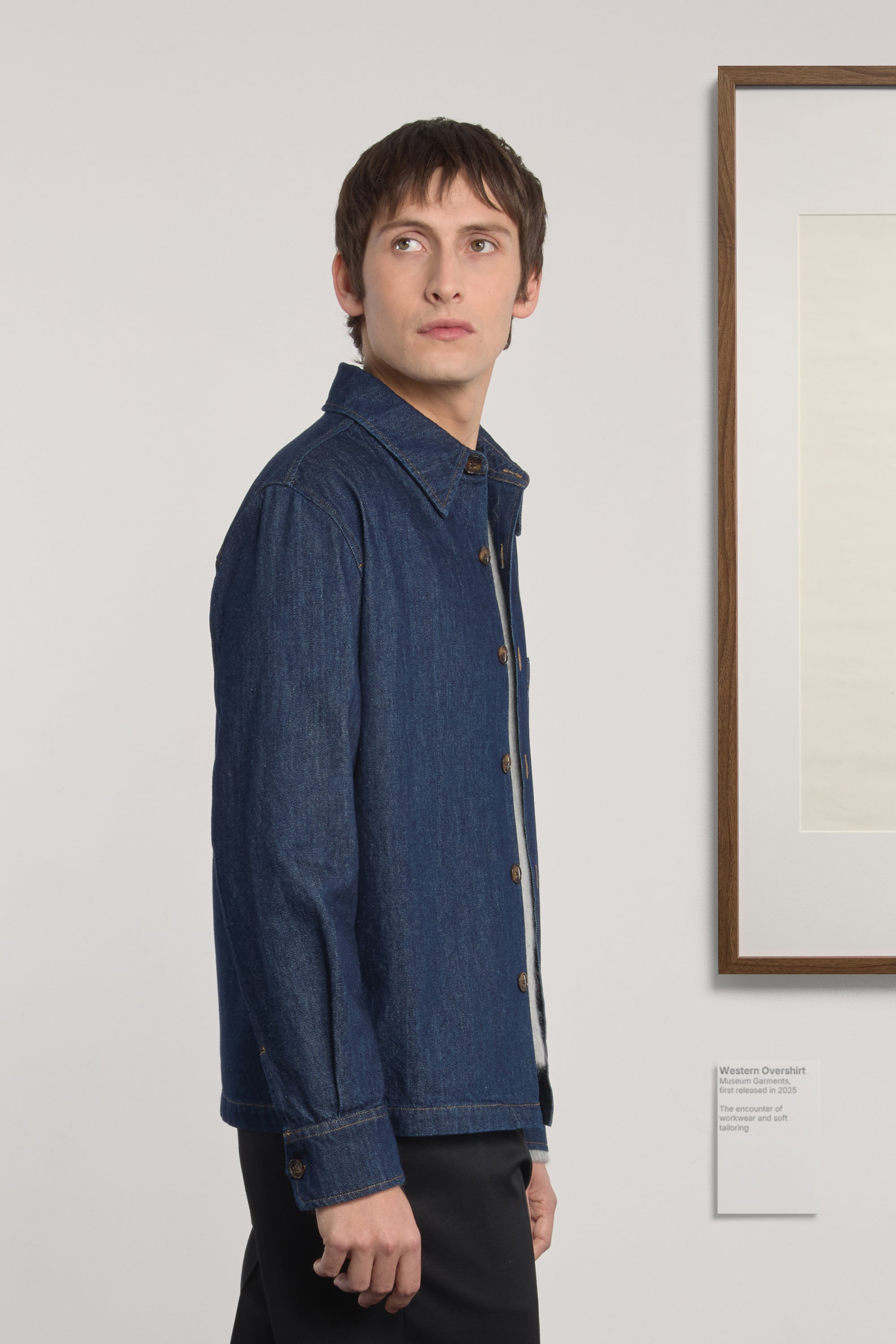 Western Overshirt - Raw Denim - Navy