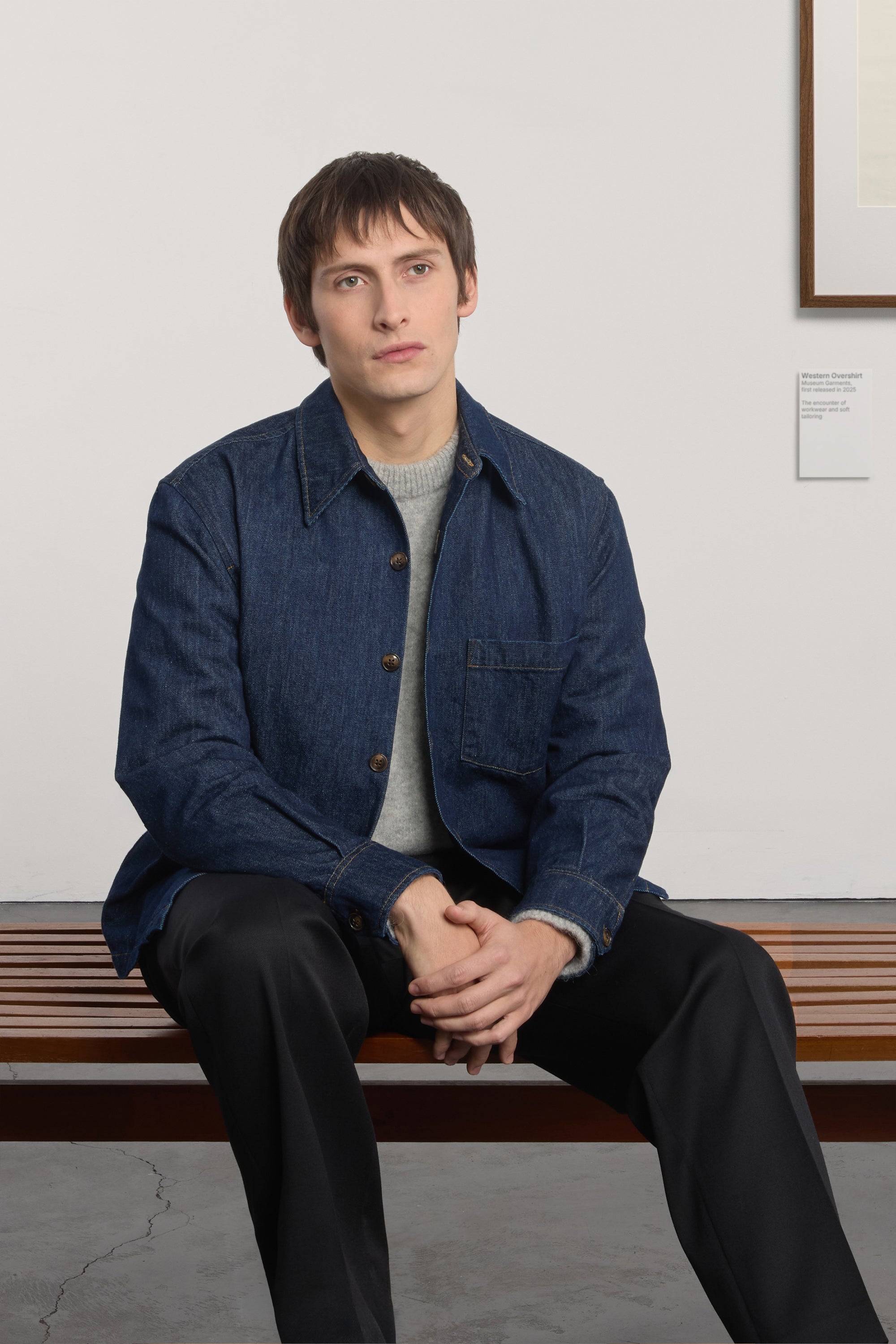 Western Overshirt - Raw Denim - Navy