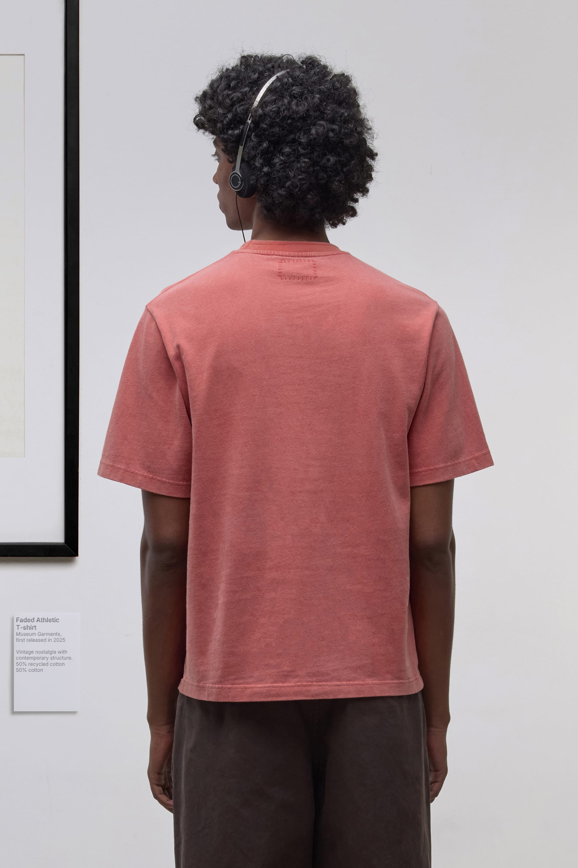 Athletic T-shirt - Faded Red