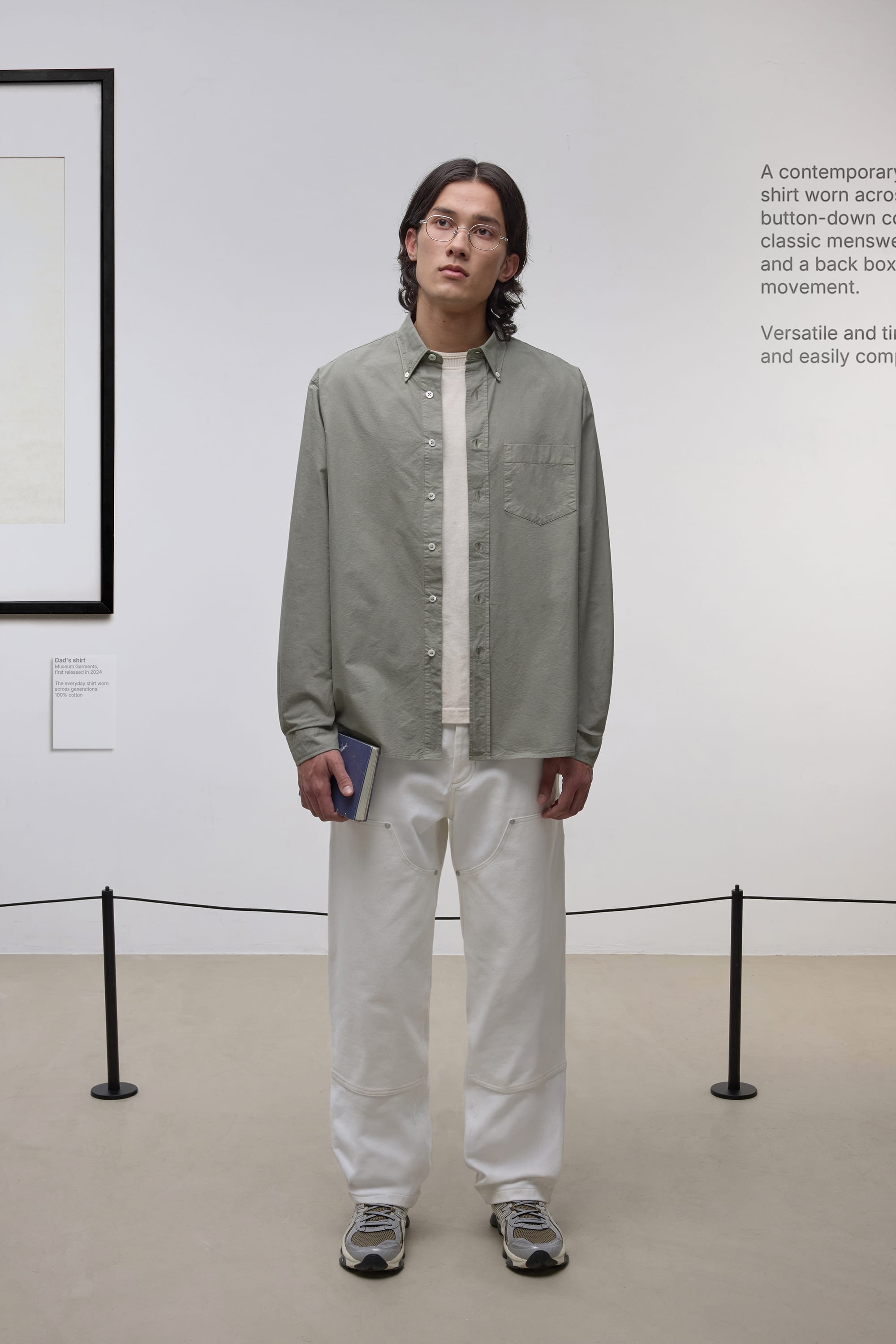 Dad's Shirt - Toile de Coton - Sage