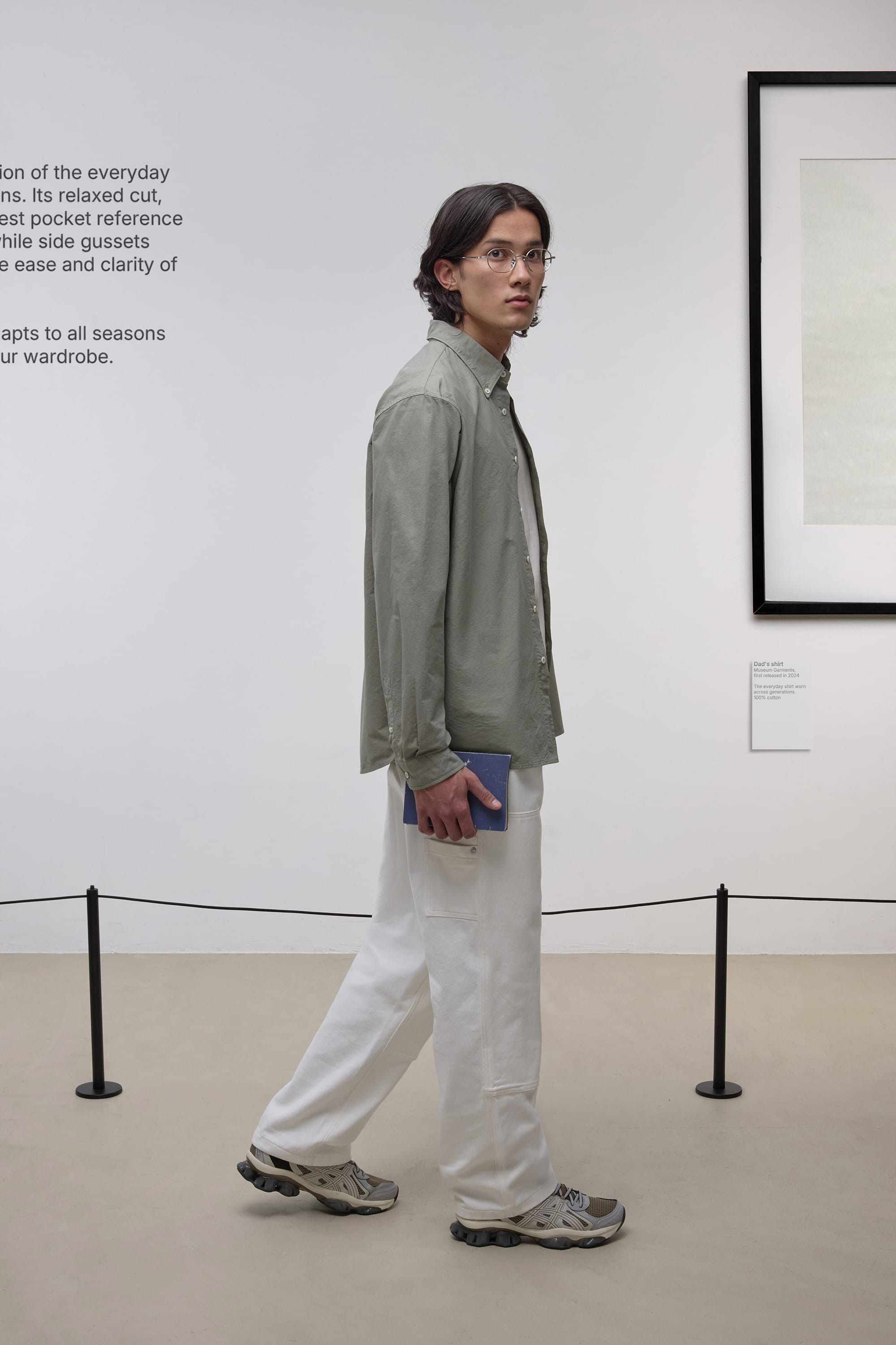 Dad's Shirt - Toile de Coton - Sage