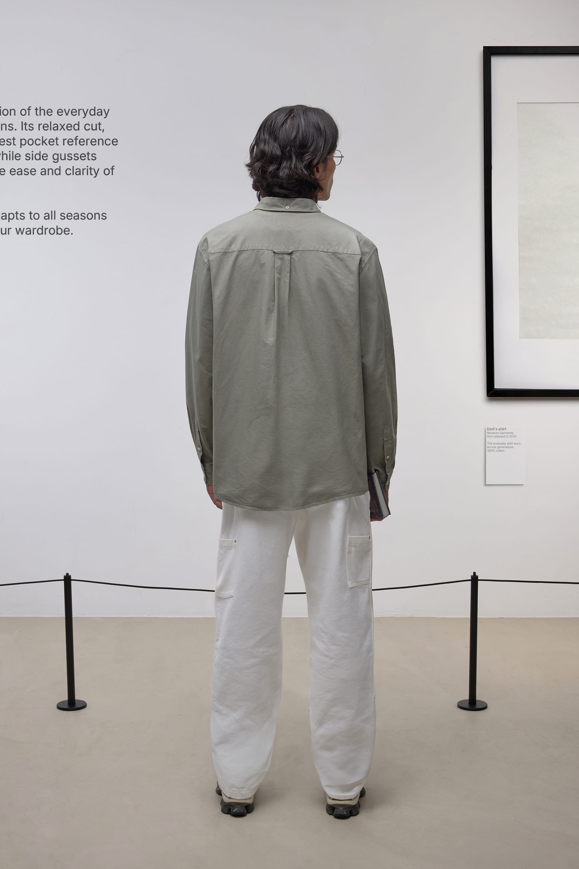 Dad's Shirt - Toile de Coton - Sage