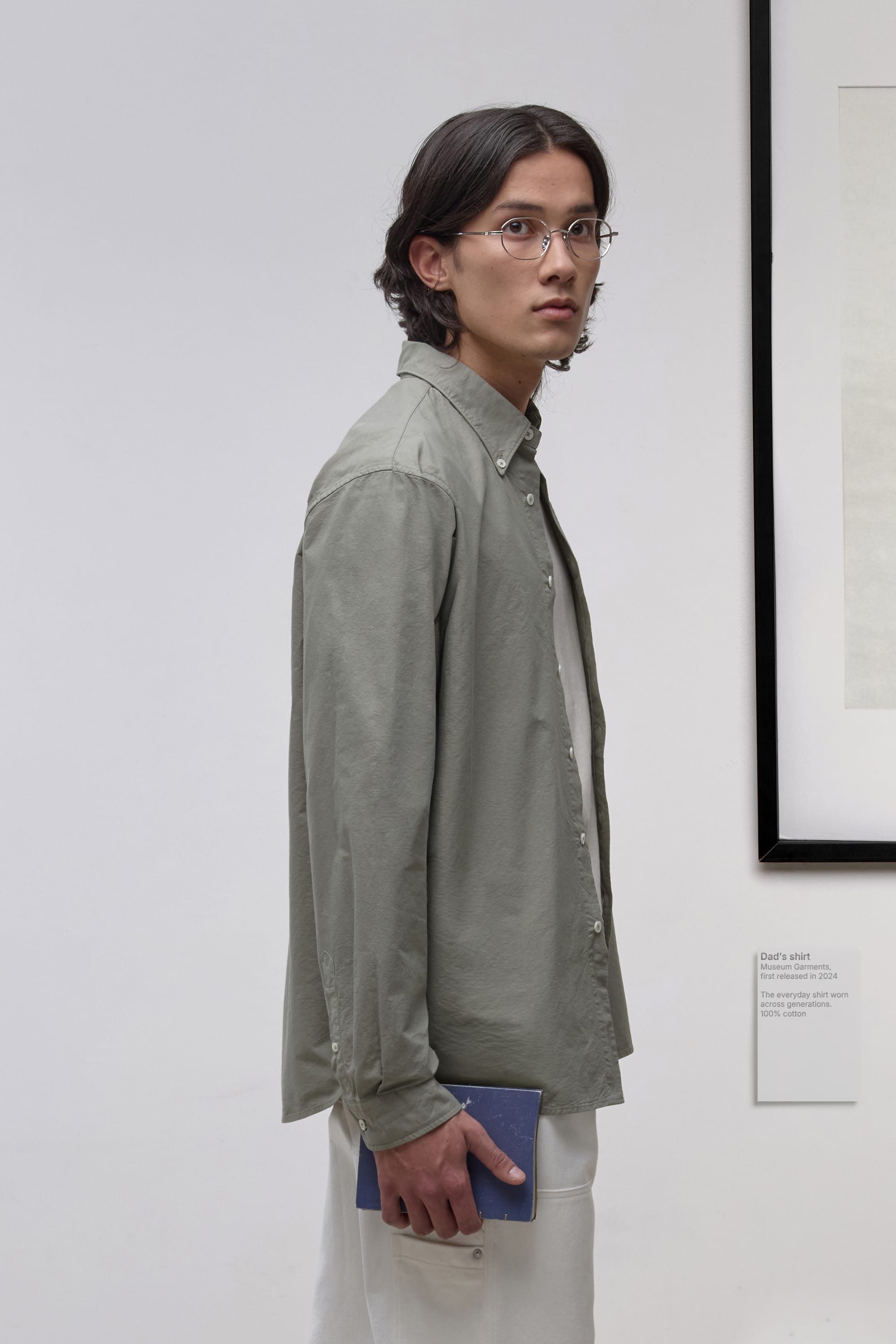 Dad's Shirt - Toile de Coton - Sage