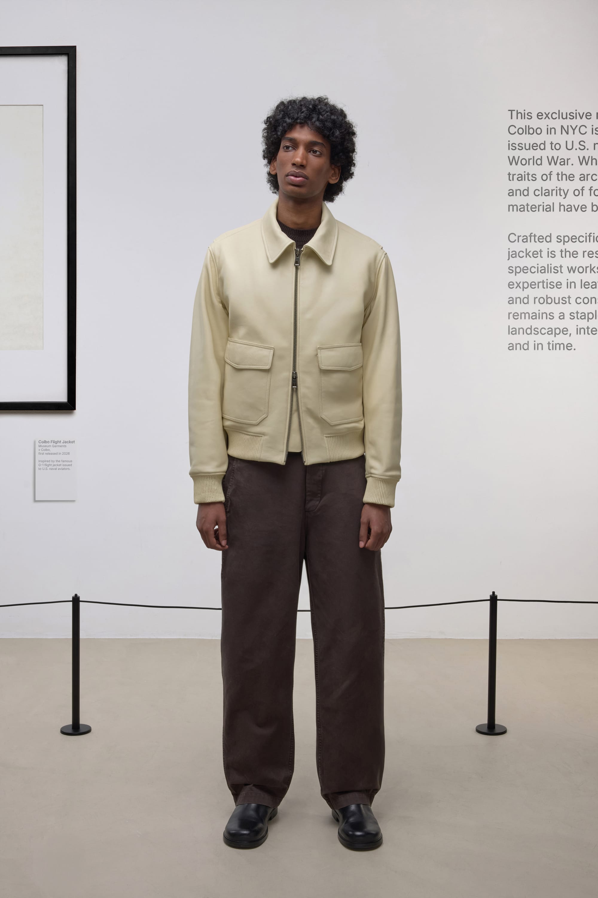 Colbo Flight Jacket - Leather - Butter Yellow