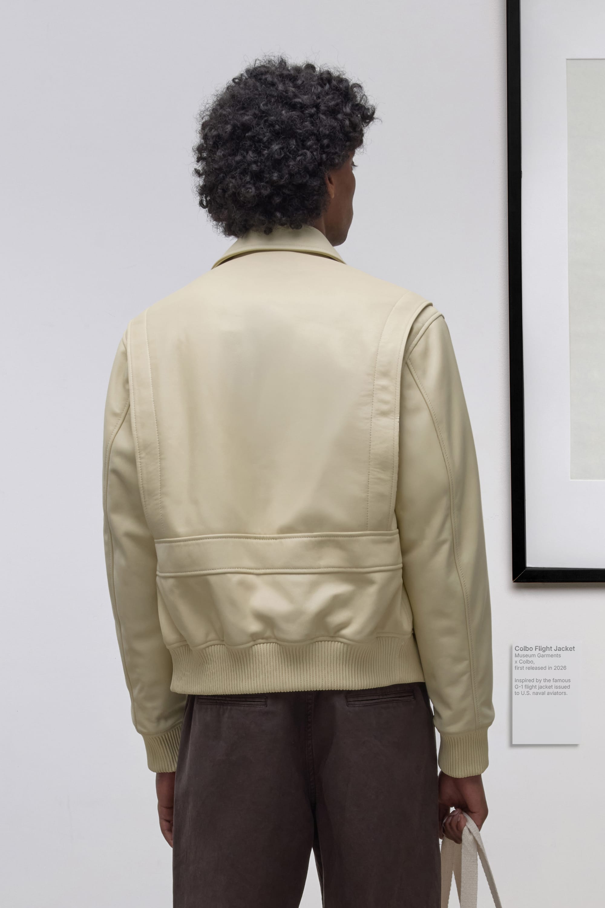 Colbo Flight Jacket - Leather - Butter Yellow