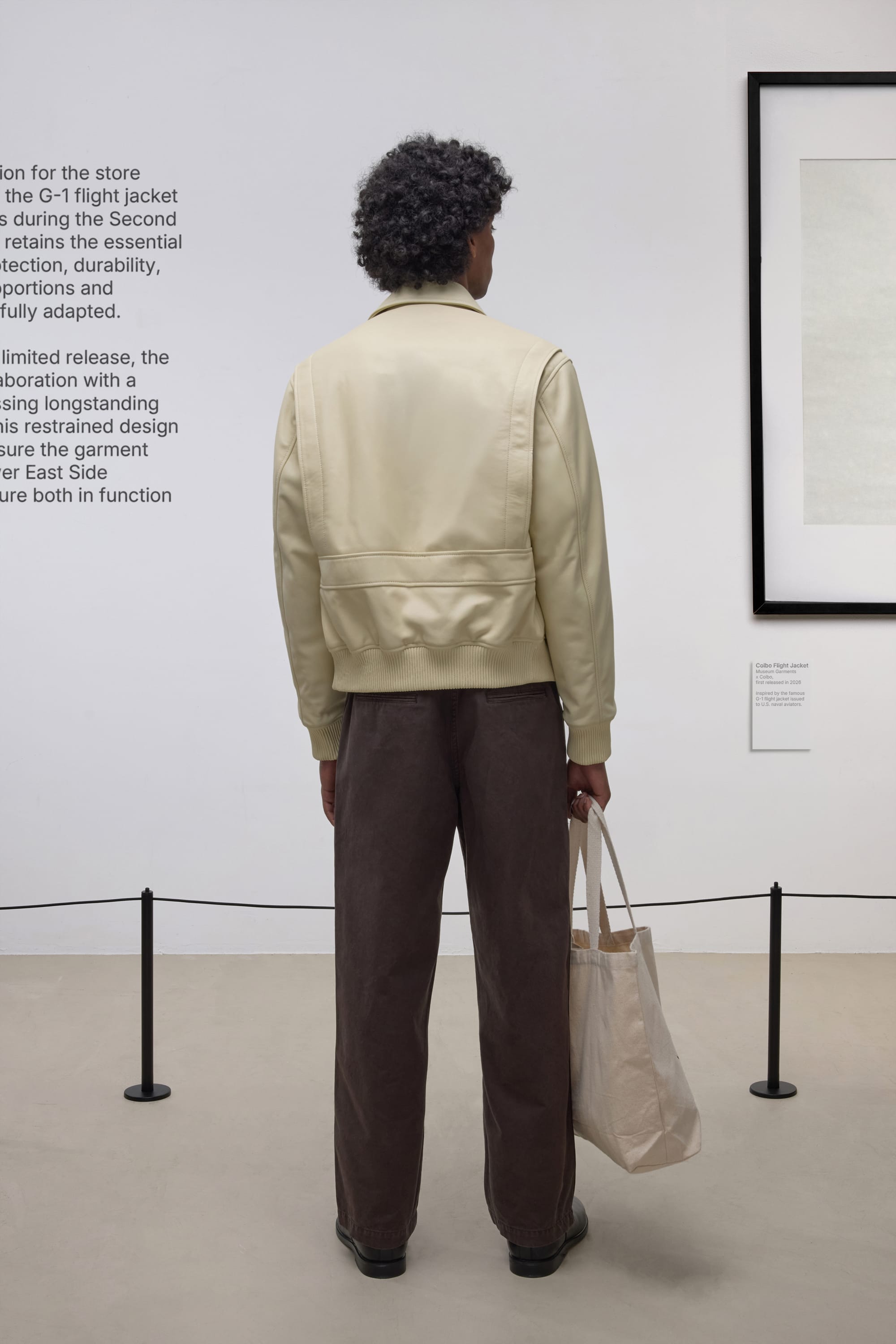 Colbo Flight Jacket - Leather - Butter Yellow