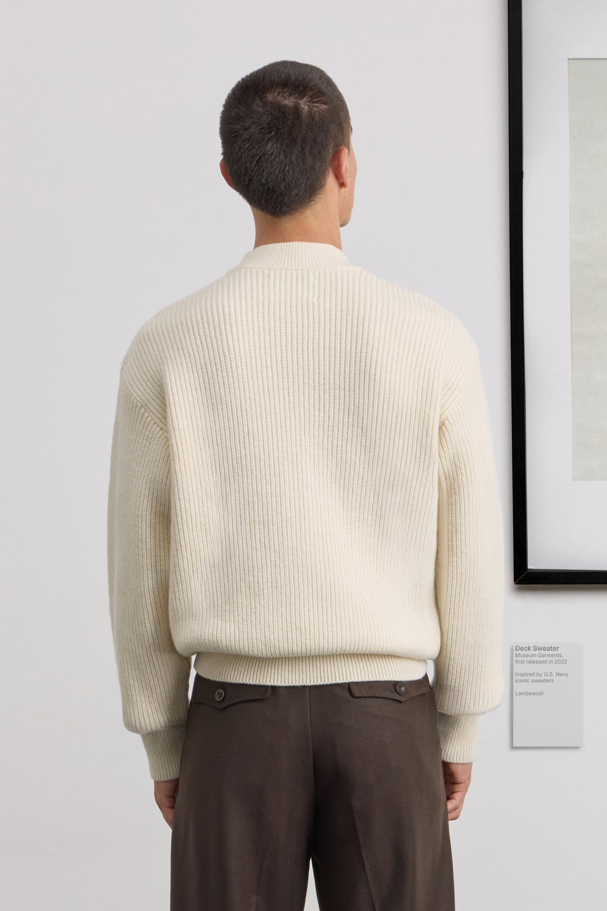 Deck Sweater - Lambswool - Natural