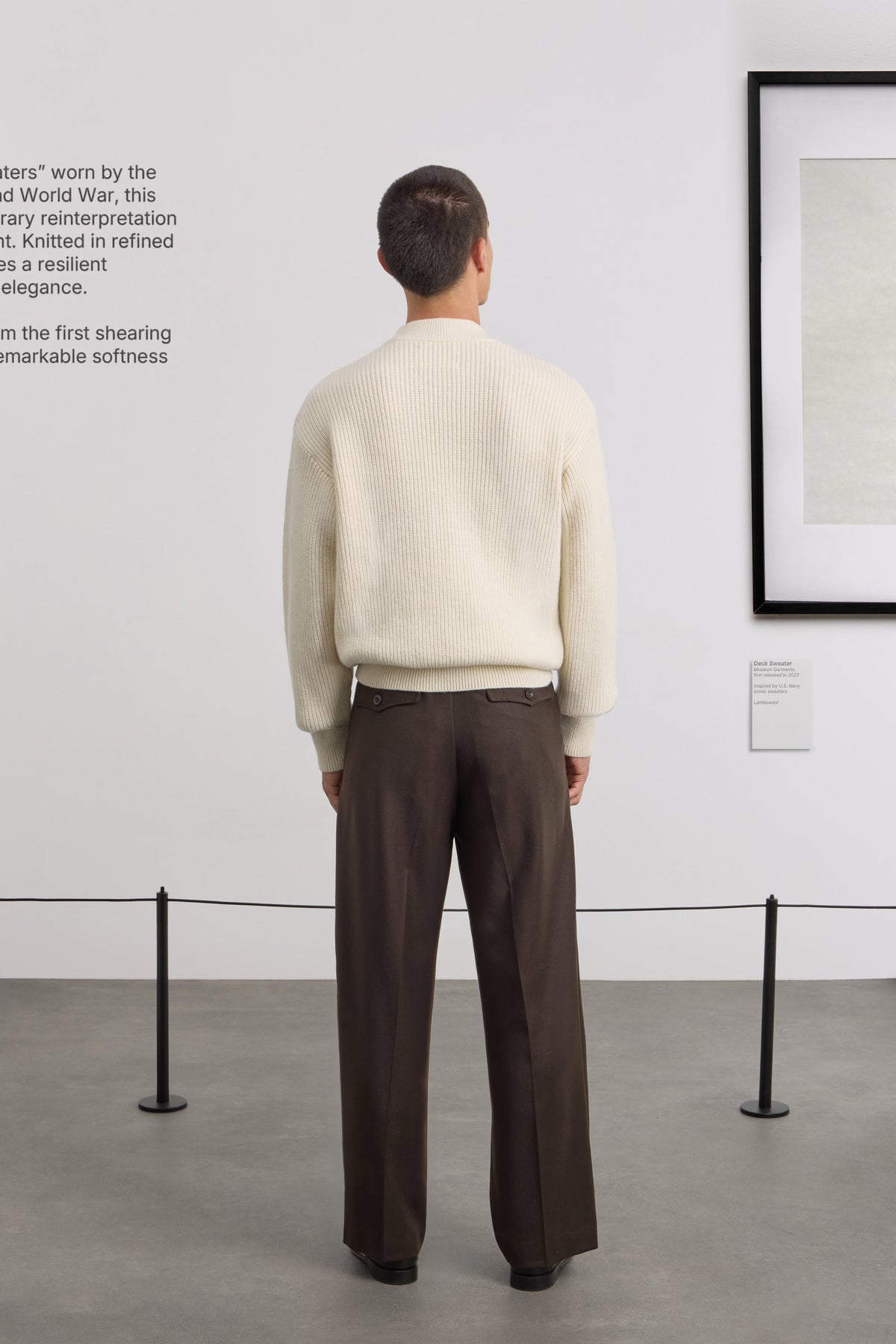 Deck Sweater - Lambswool - Natural