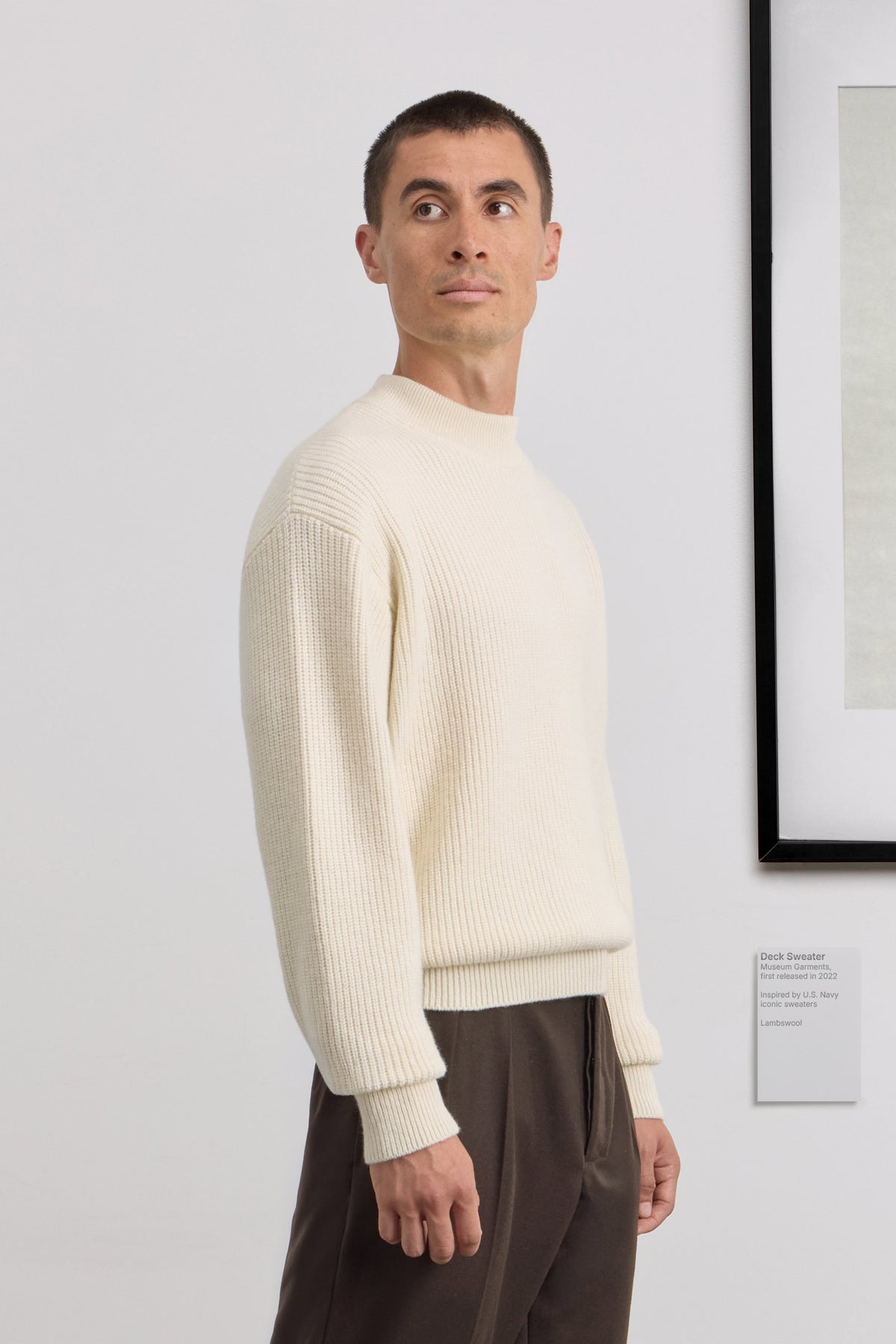 Deck Sweater - Lambswool - Natural