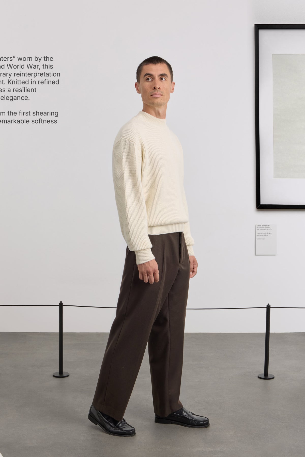 Deck Sweater - Lambswool - Natural