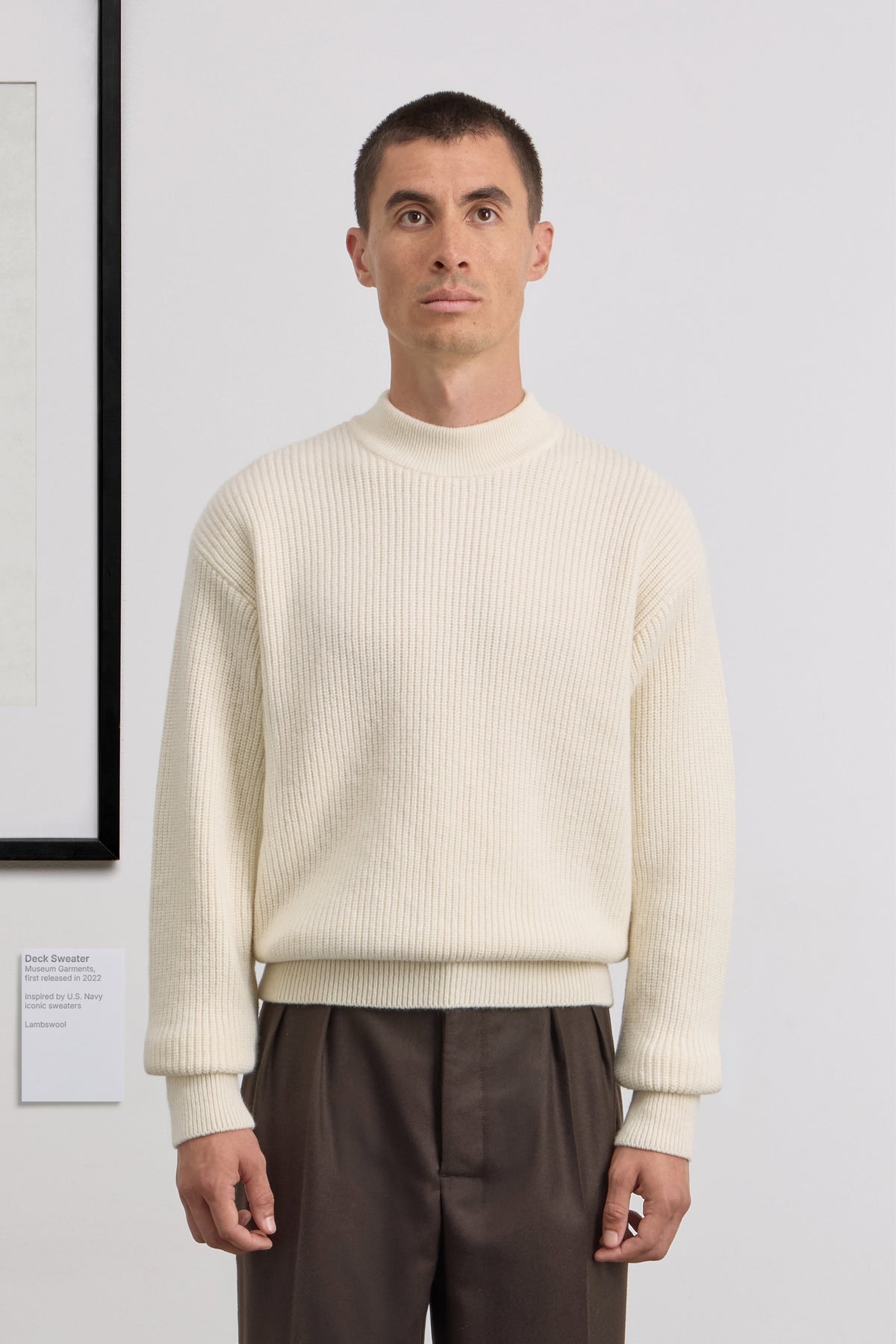 Deck Sweater - Lambswool - Natural
