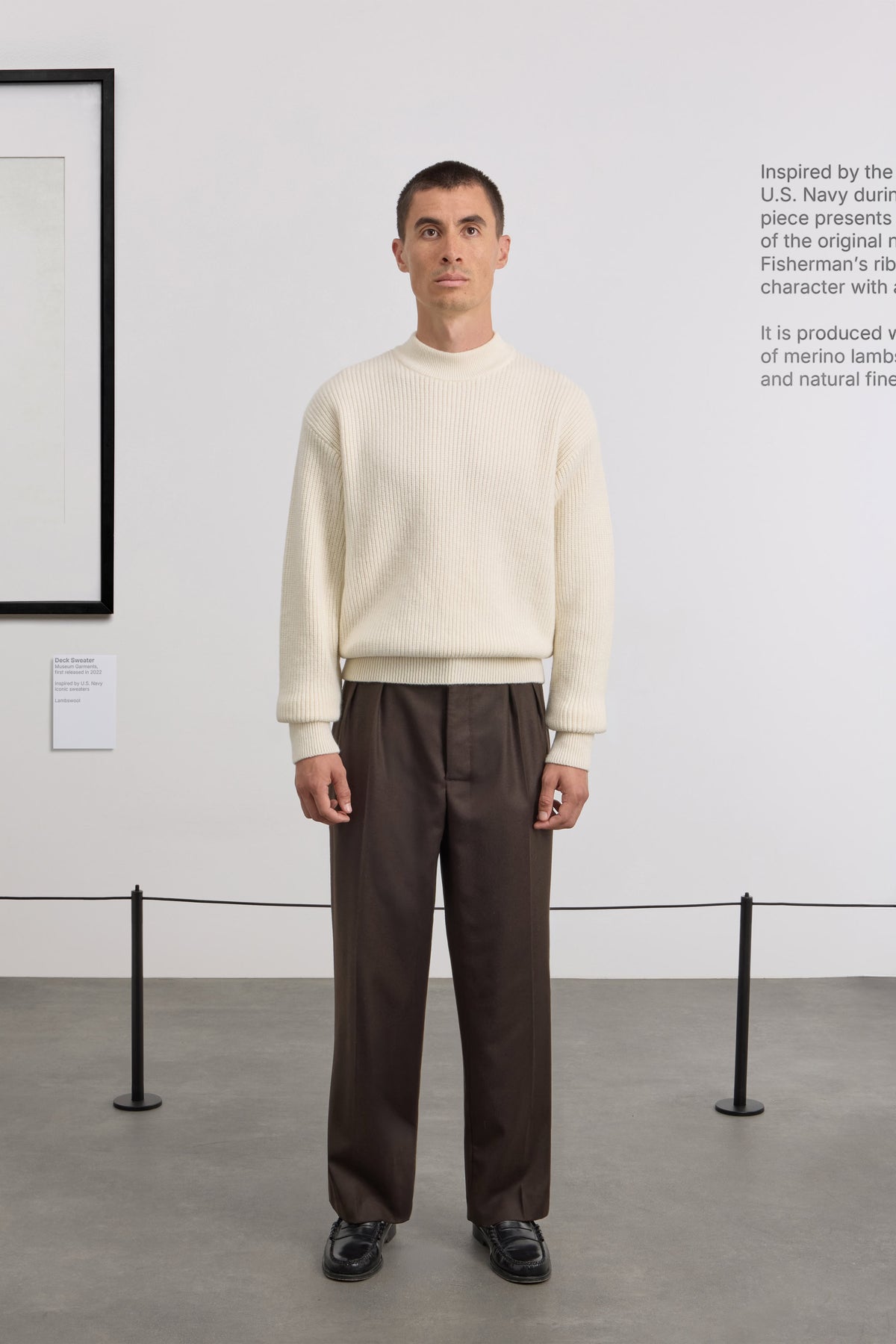 Deck Sweater - Lambswool - Natural