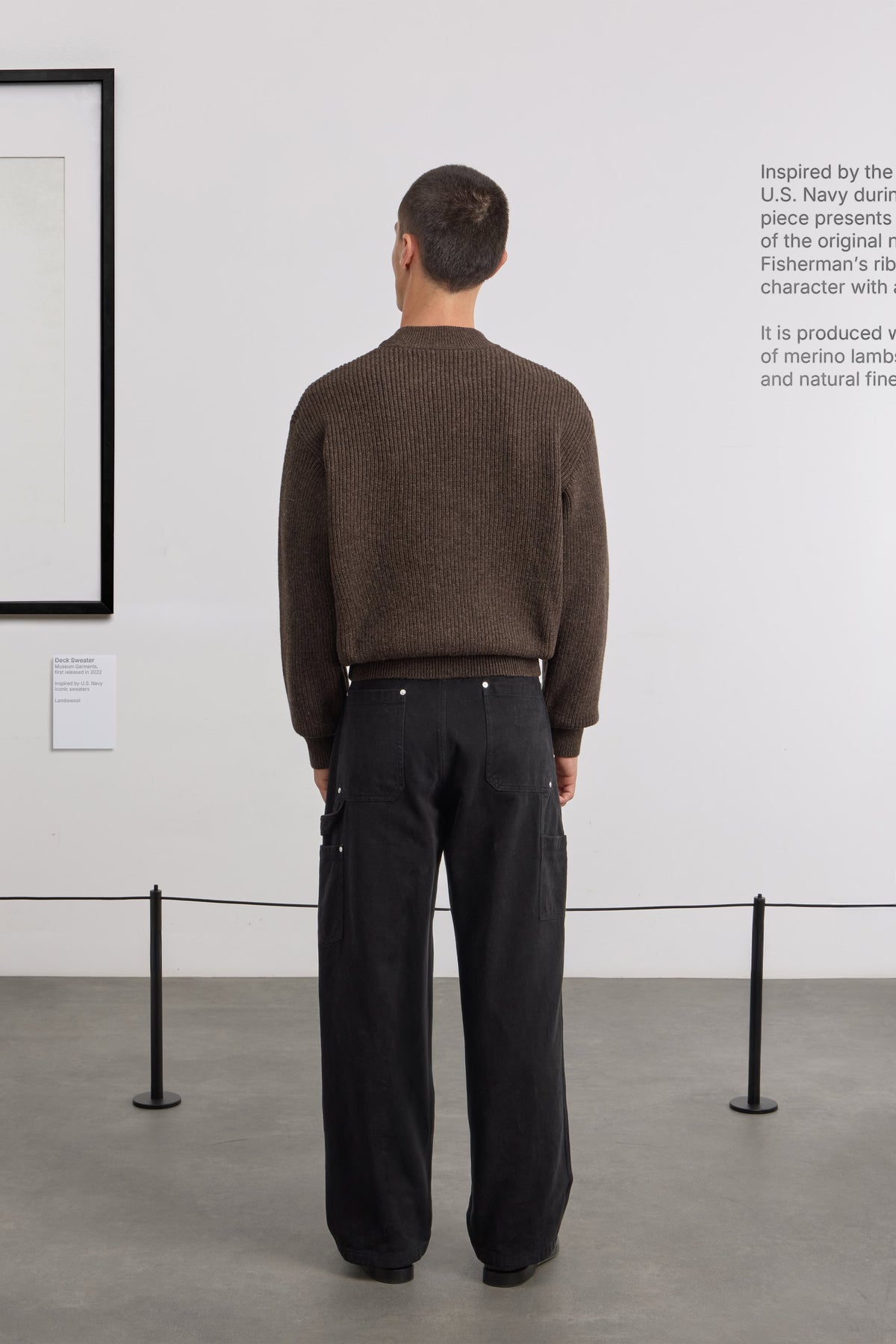 Deck Sweater - Lambswool - Brown
