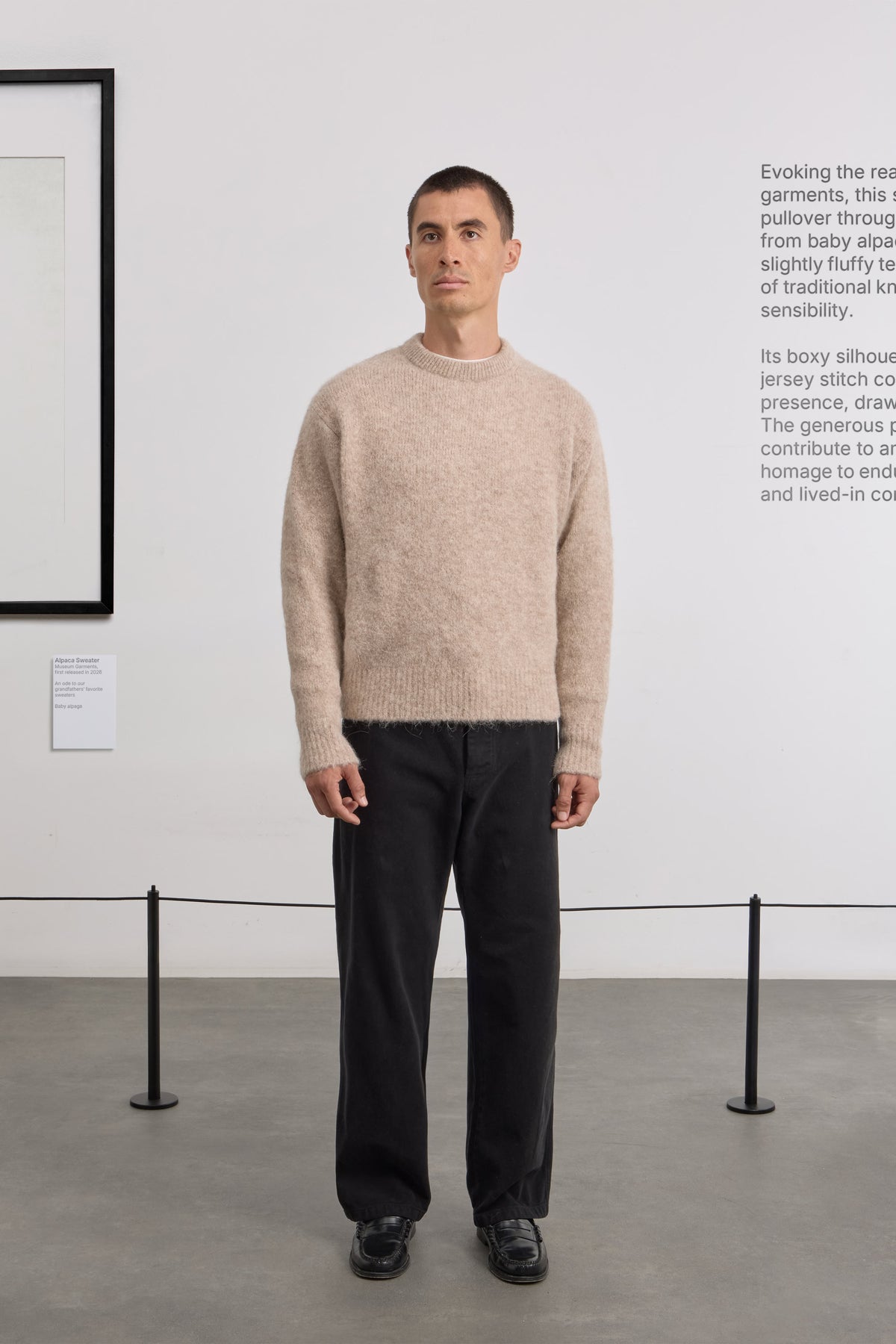 Alpaca Sweater - Baby alpaga - Beige Melange