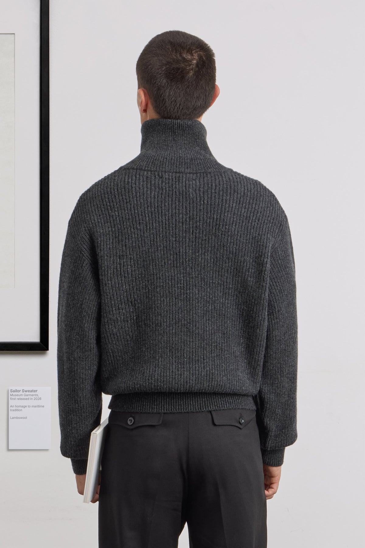 Sailor Sweater - Lambswool - Charcoal