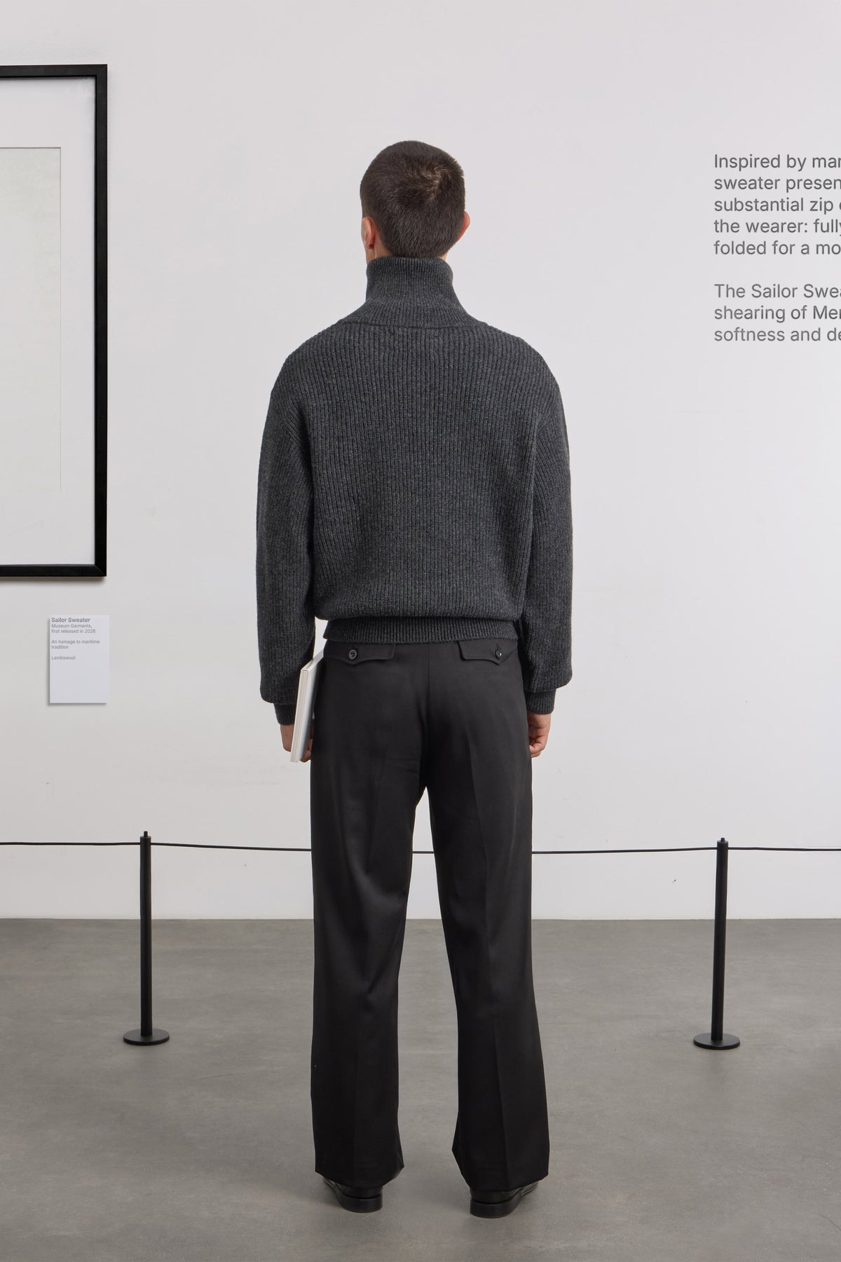 Sailor Sweater - Lambswool - Charcoal