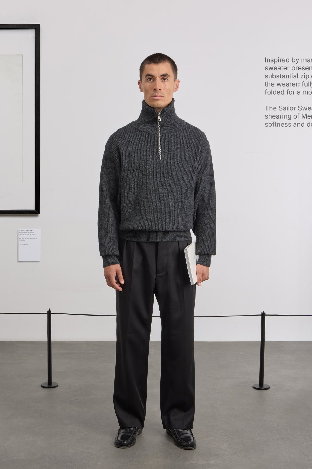 Sailor Sweater - Lambswool - Charcoal