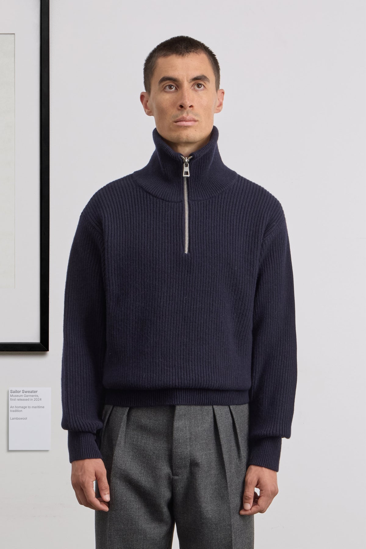 Sailor Sweater - Lambswool - Navy