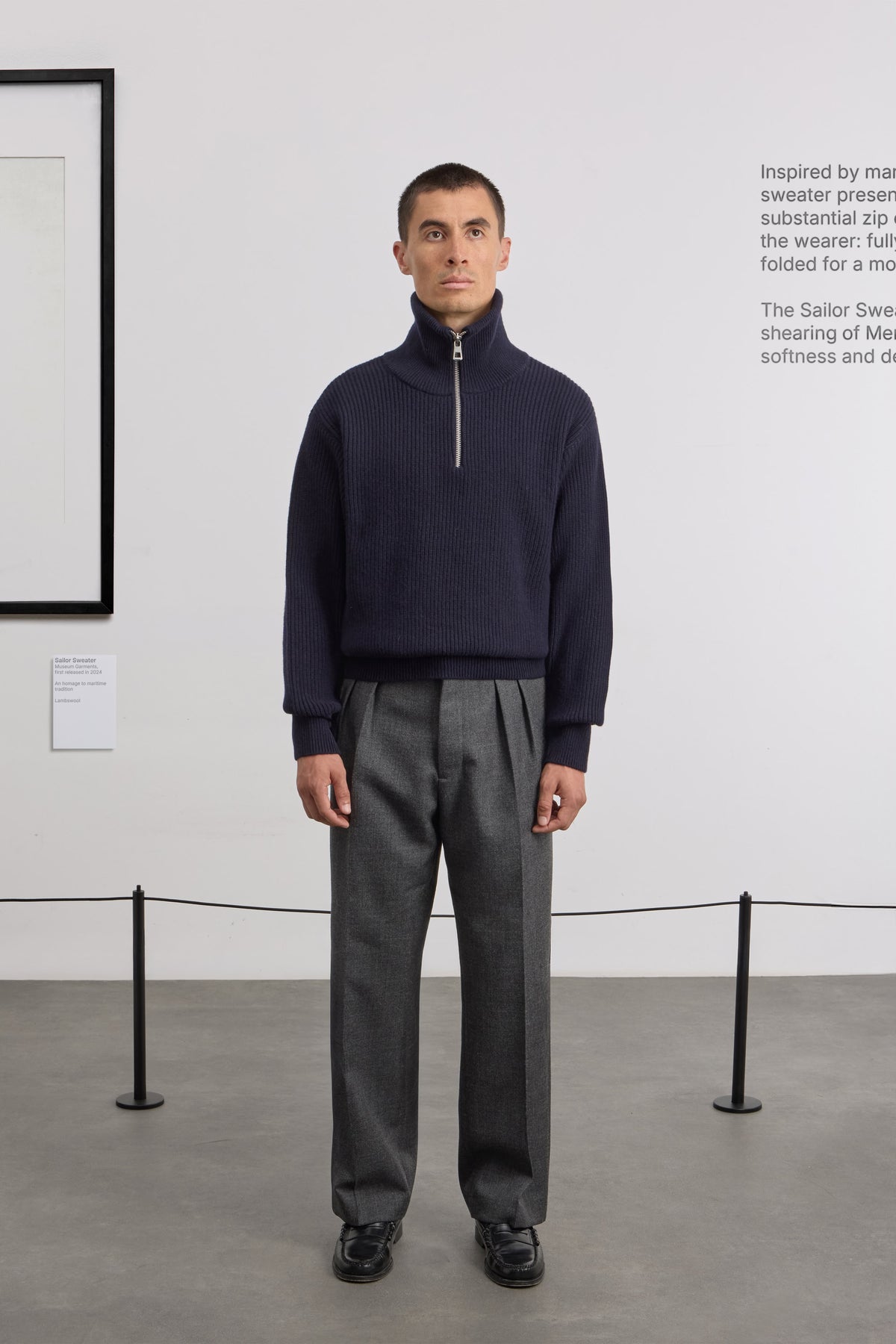 Sailor Sweater - Lambswool - Navy