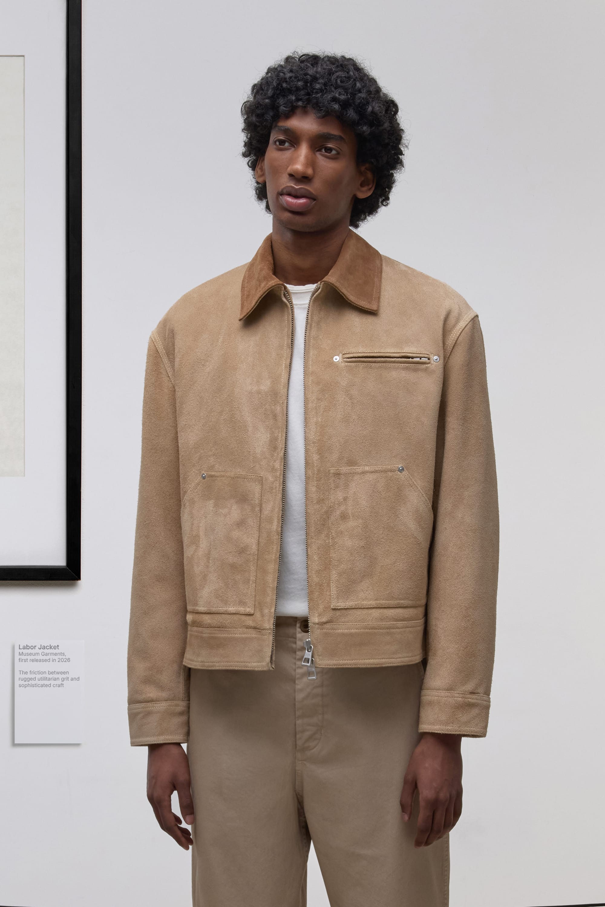 Labor Jacket - Soft Suede - Light Beige