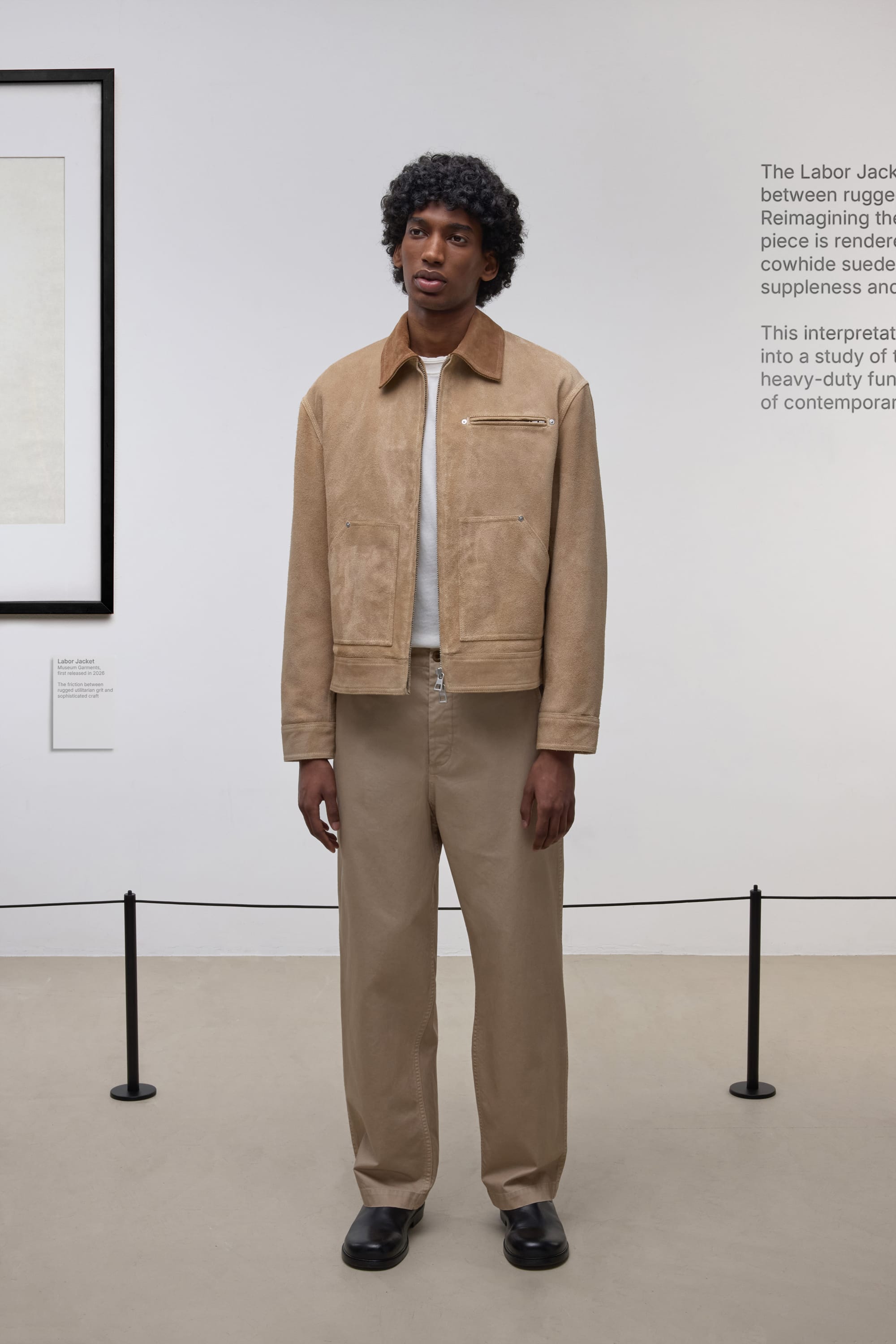 Labor Jacket - Soft Suede - Light Beige