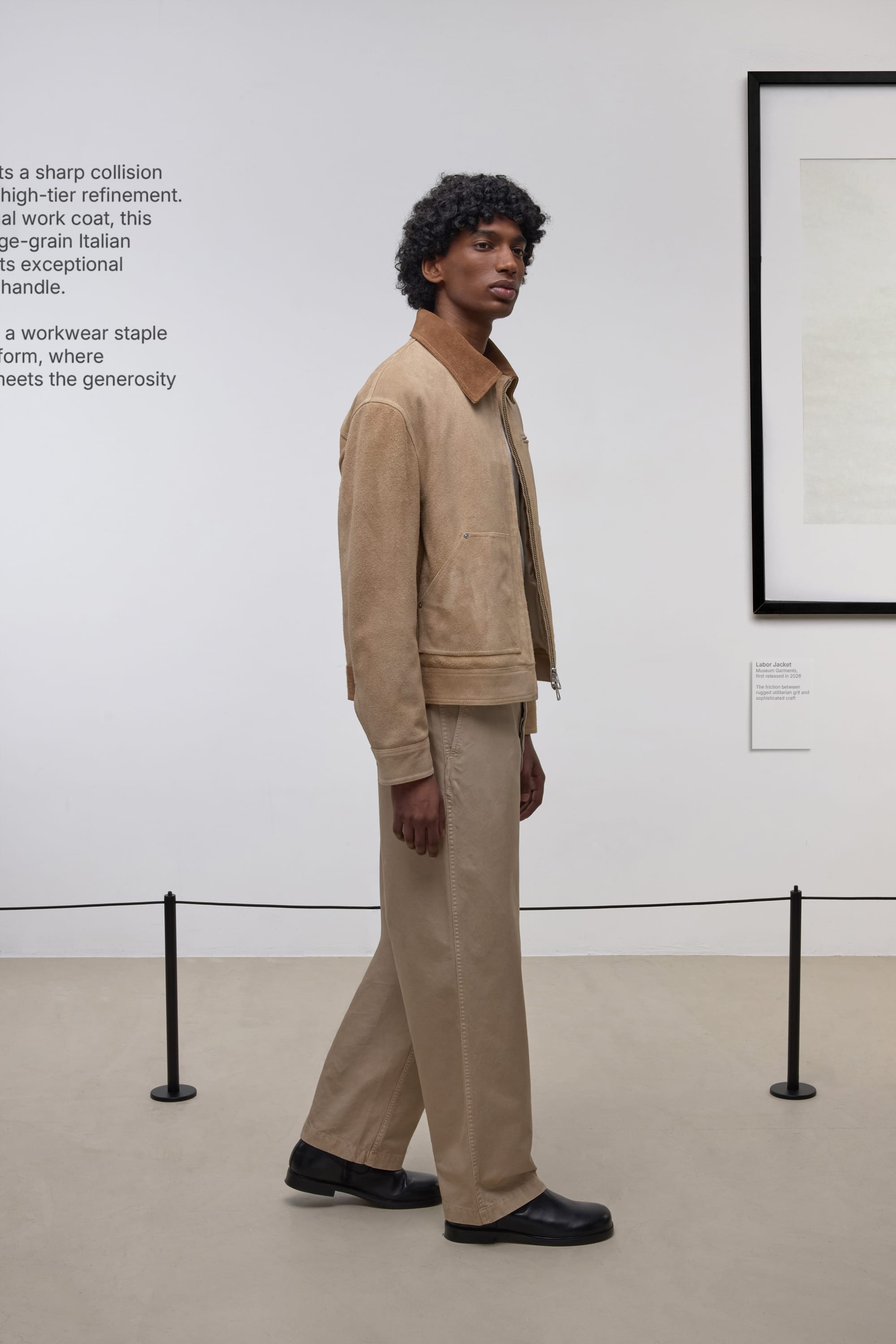 Labor Jacket - Soft Suede - Light Beige