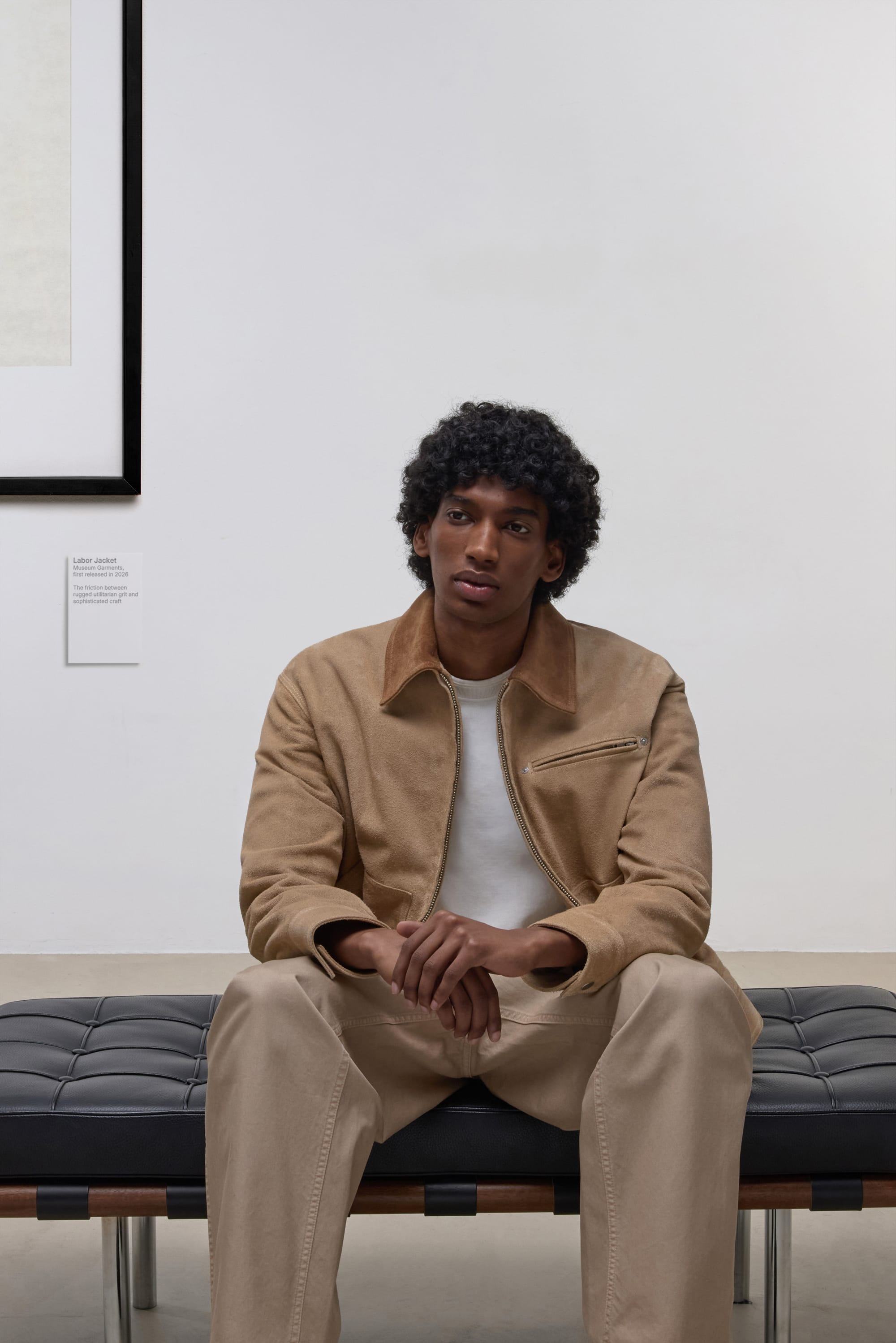 Labor Jacket - Soft Suede - Light Beige