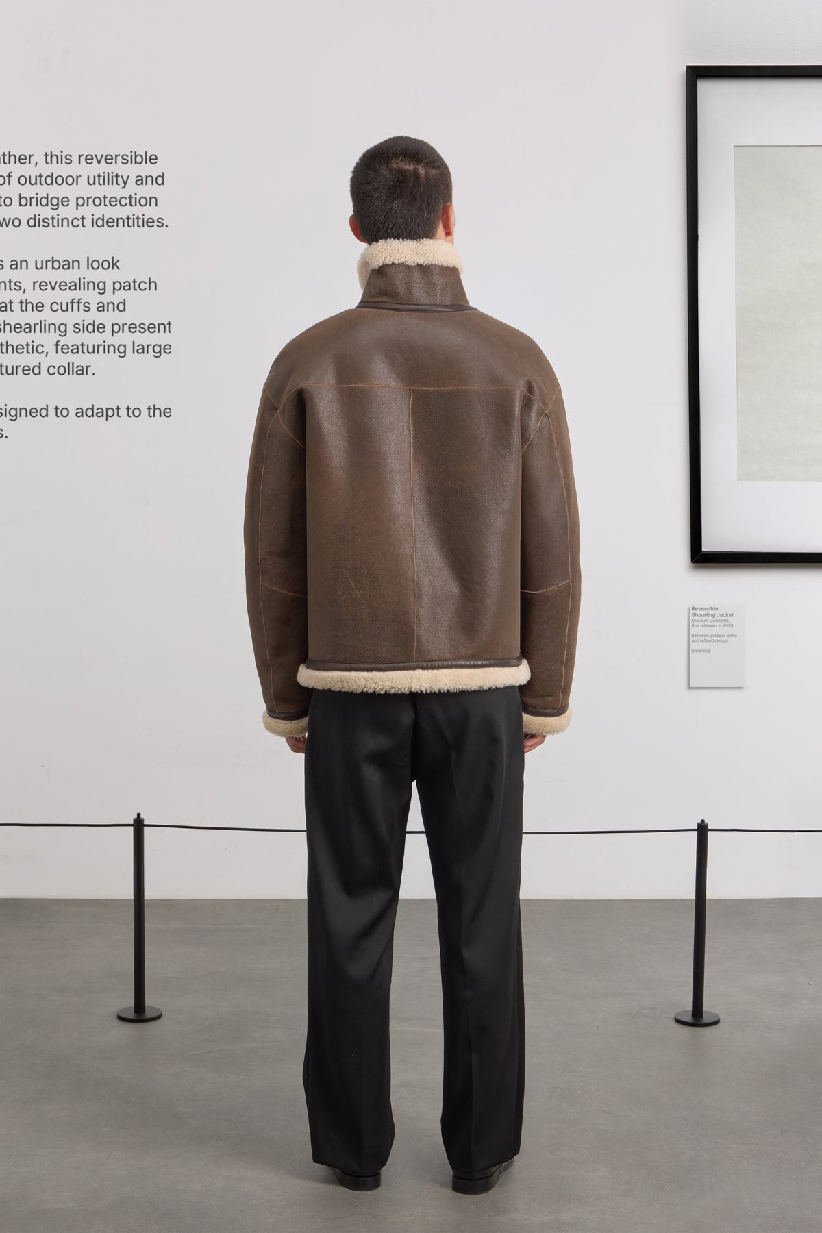 Reversible Shearling Jacket - Shearling - Brown/Natural
