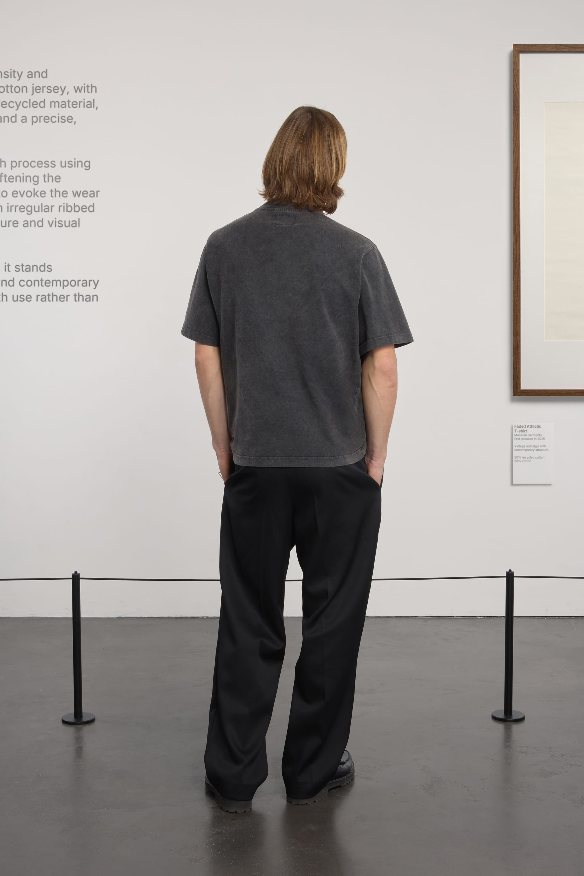 Athletic T-shirt - Faded Black