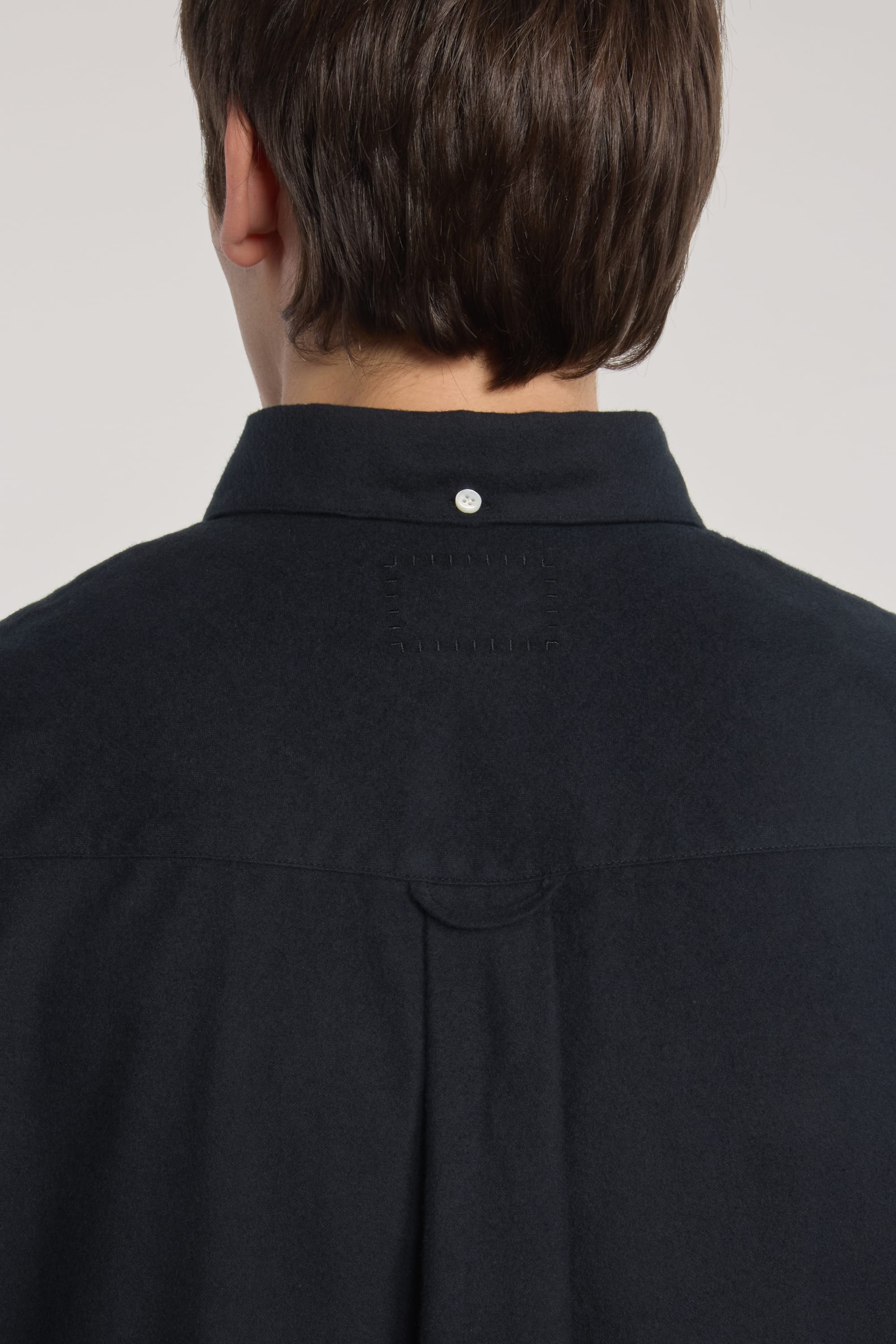 Dad's Shirt - Brushed Oxford - Black