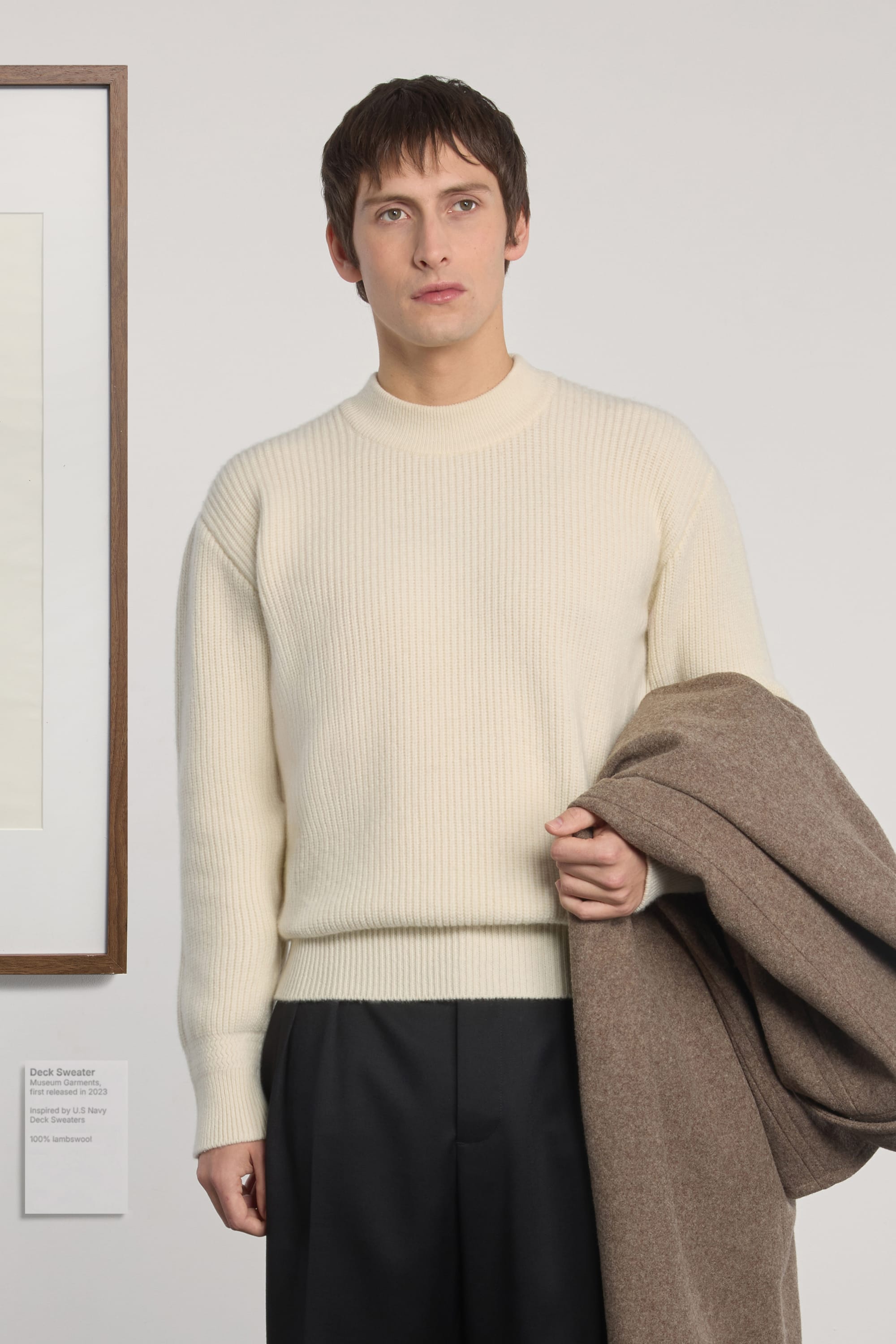 Lambswool Deck Sweater - Natural