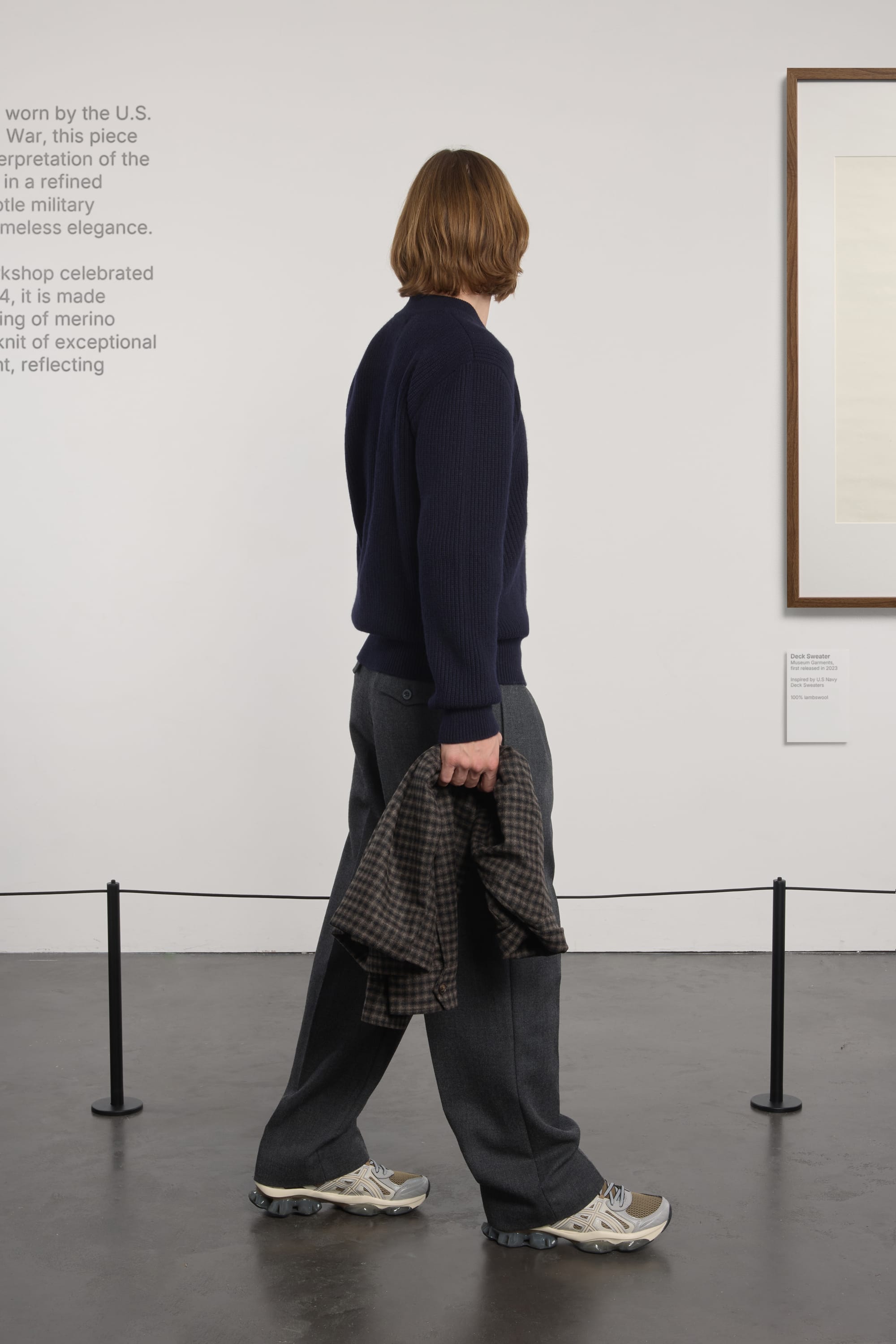 Lambswool Deck Sweater - Navy