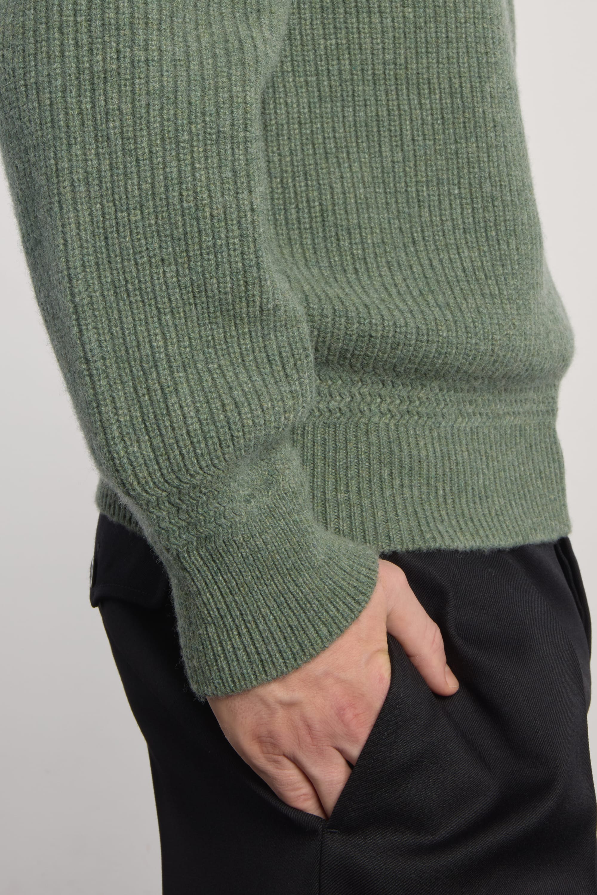 Deck Sweater - Laine d’Agneau - Sauge