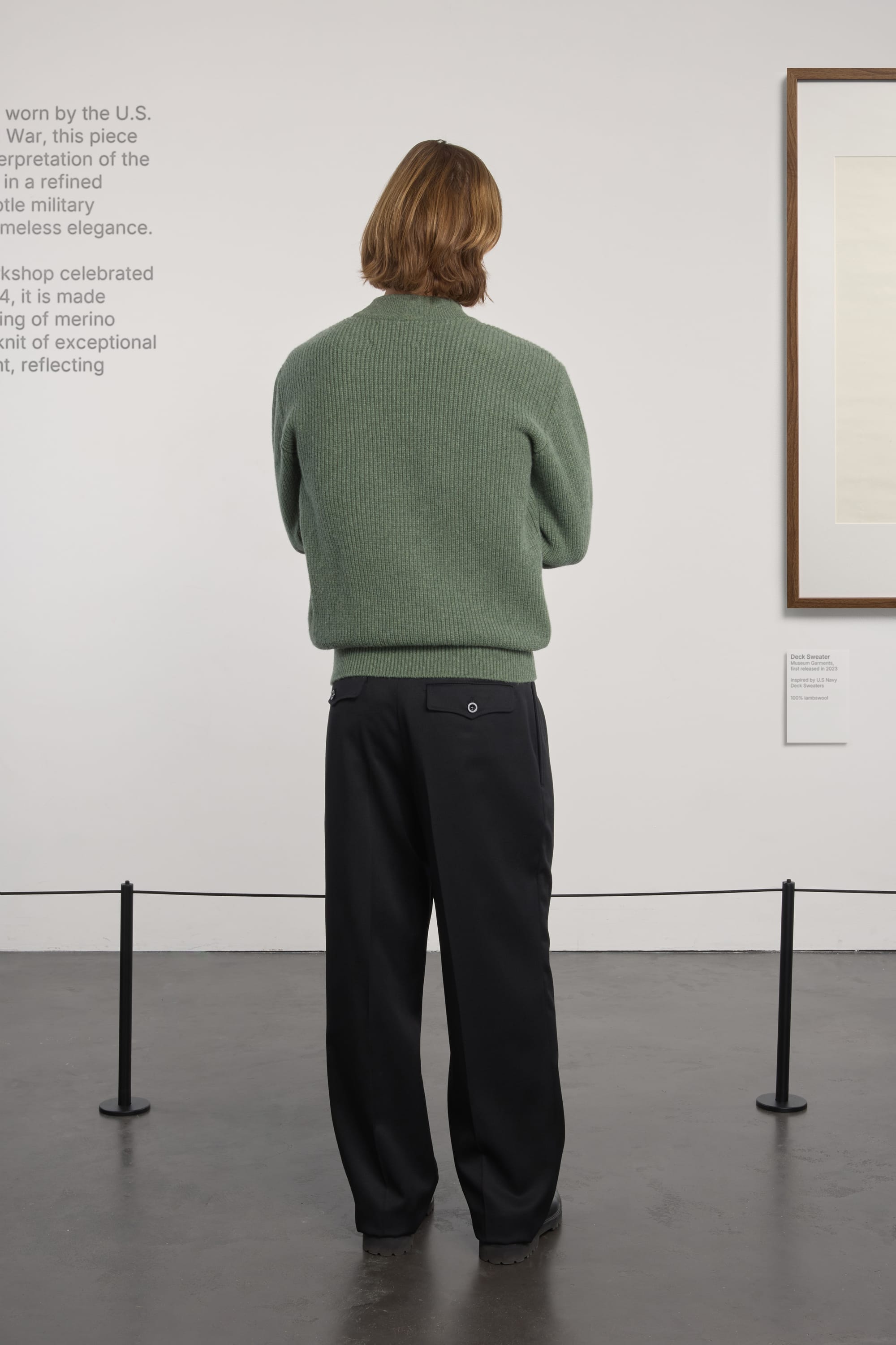 Deck Sweater - Laine d’Agneau - Sauge