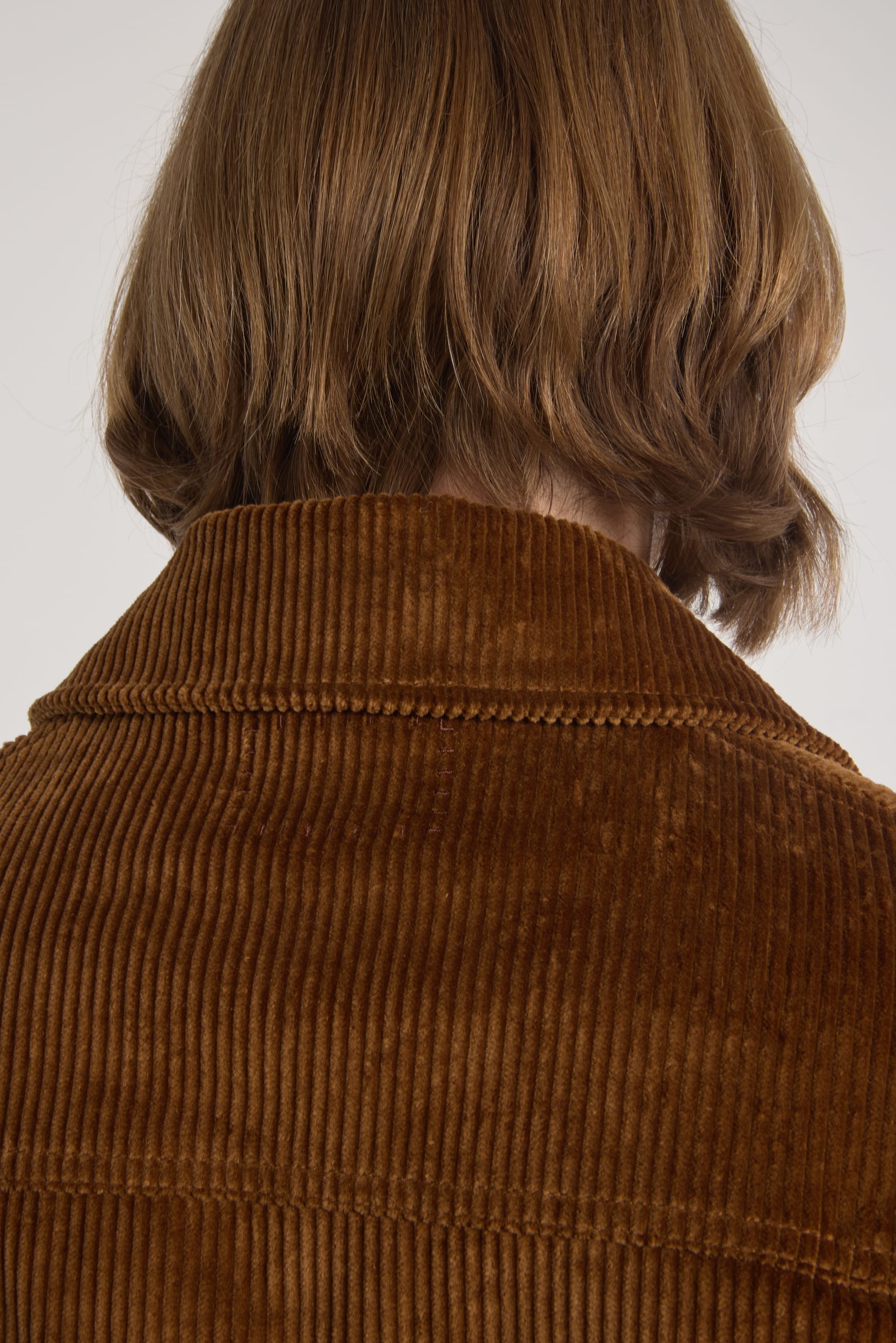 Exhibition Padded Jacket - Corduroy - Cognac