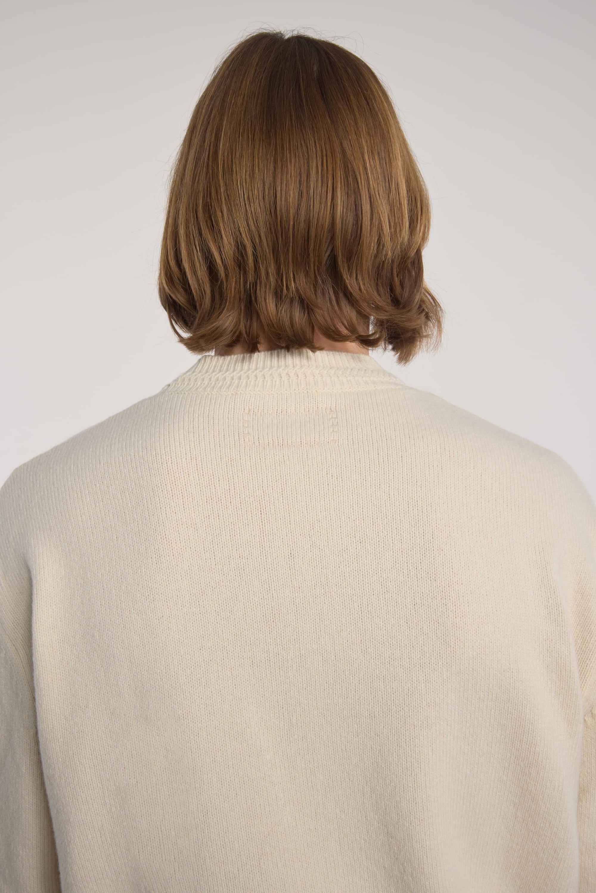 Relaxed Cashmere Crewneck - Natural