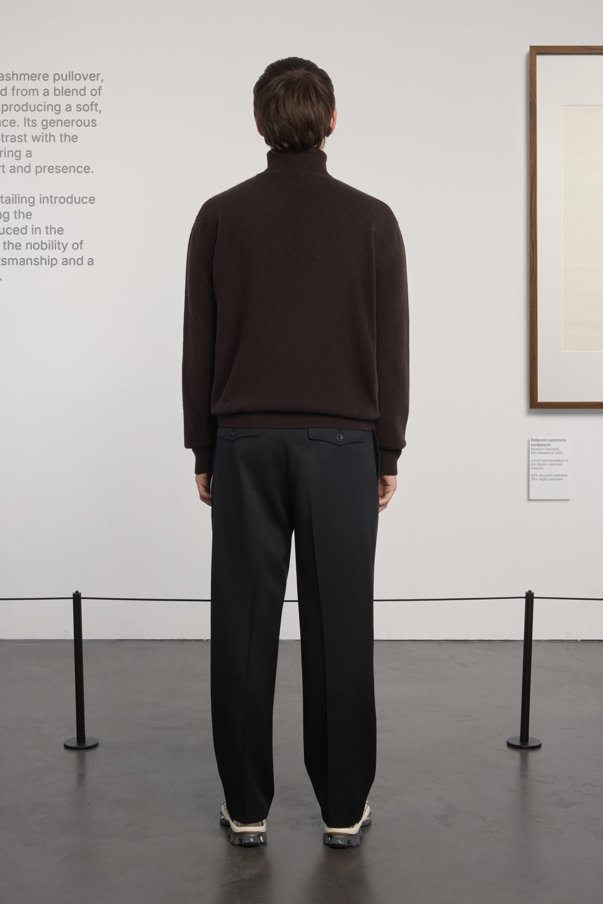 Relaxed Cashmere Turtleneck - Marron