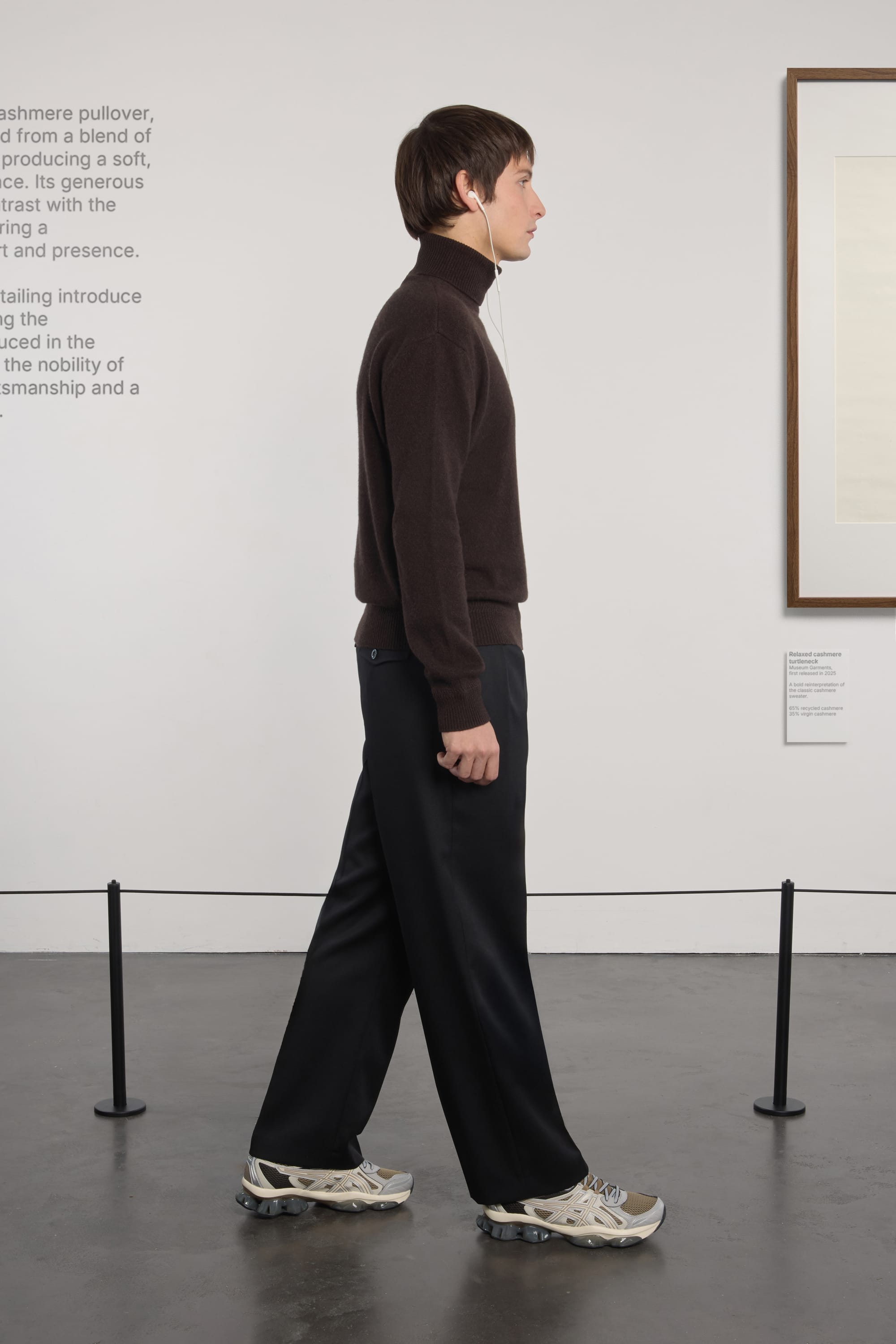 Relaxed Cashmere Turtleneck - Marron
