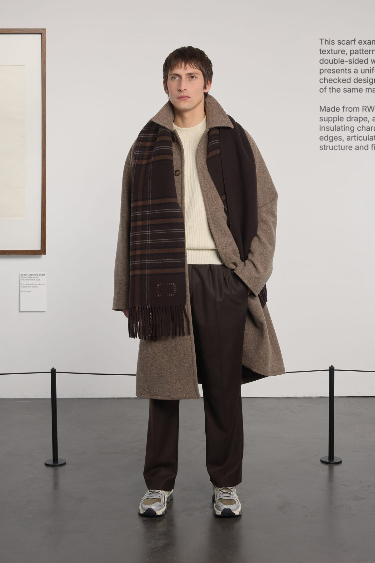 Checkygd Double Side Checked Scarf – Museum Garments