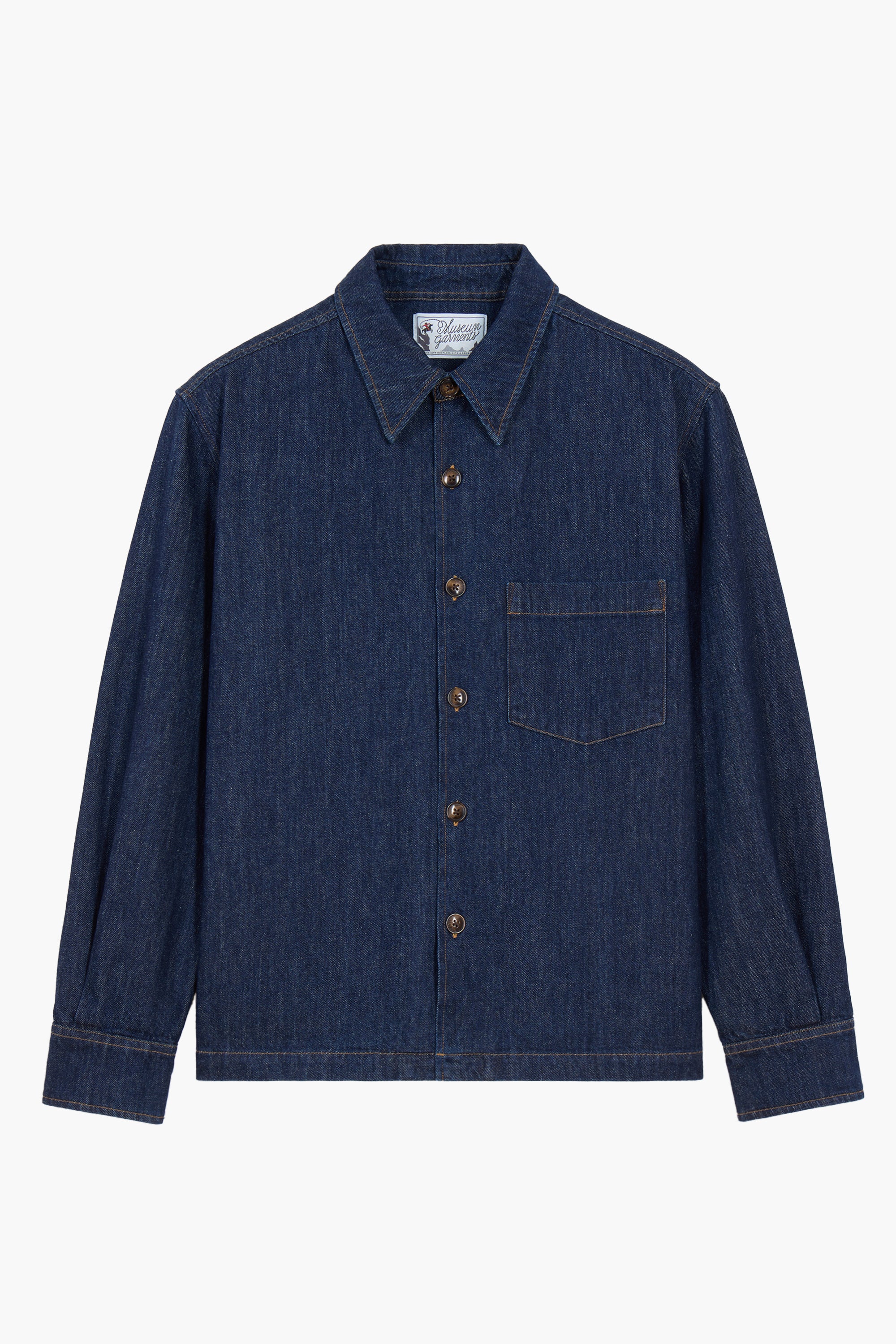 Museum Garments - Western Overshirt - Raw Denim - Navy