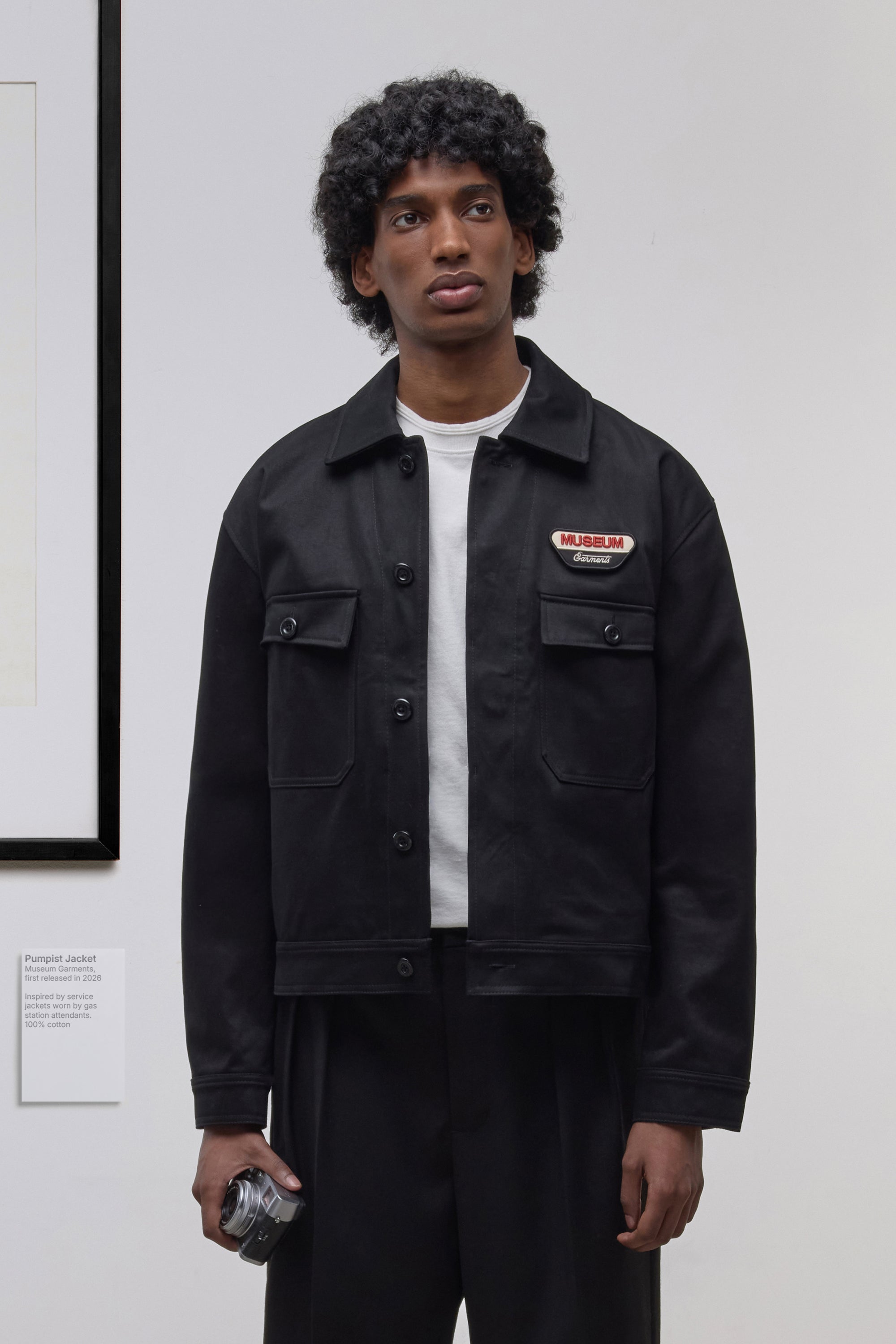 Pumpist Jacket - Cotton Sateen - Black