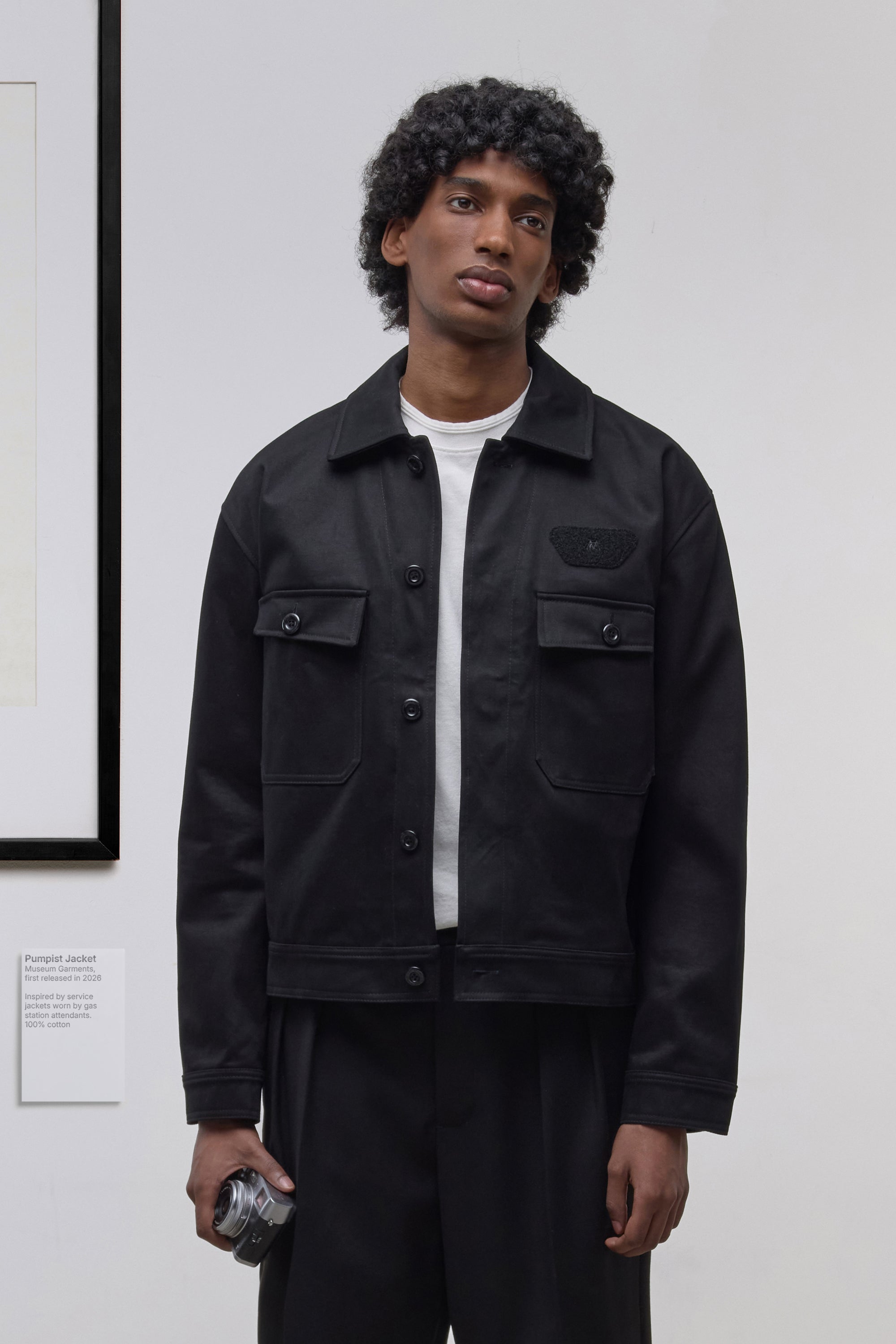 Pumpist Jacket - Cotton Sateen - Black