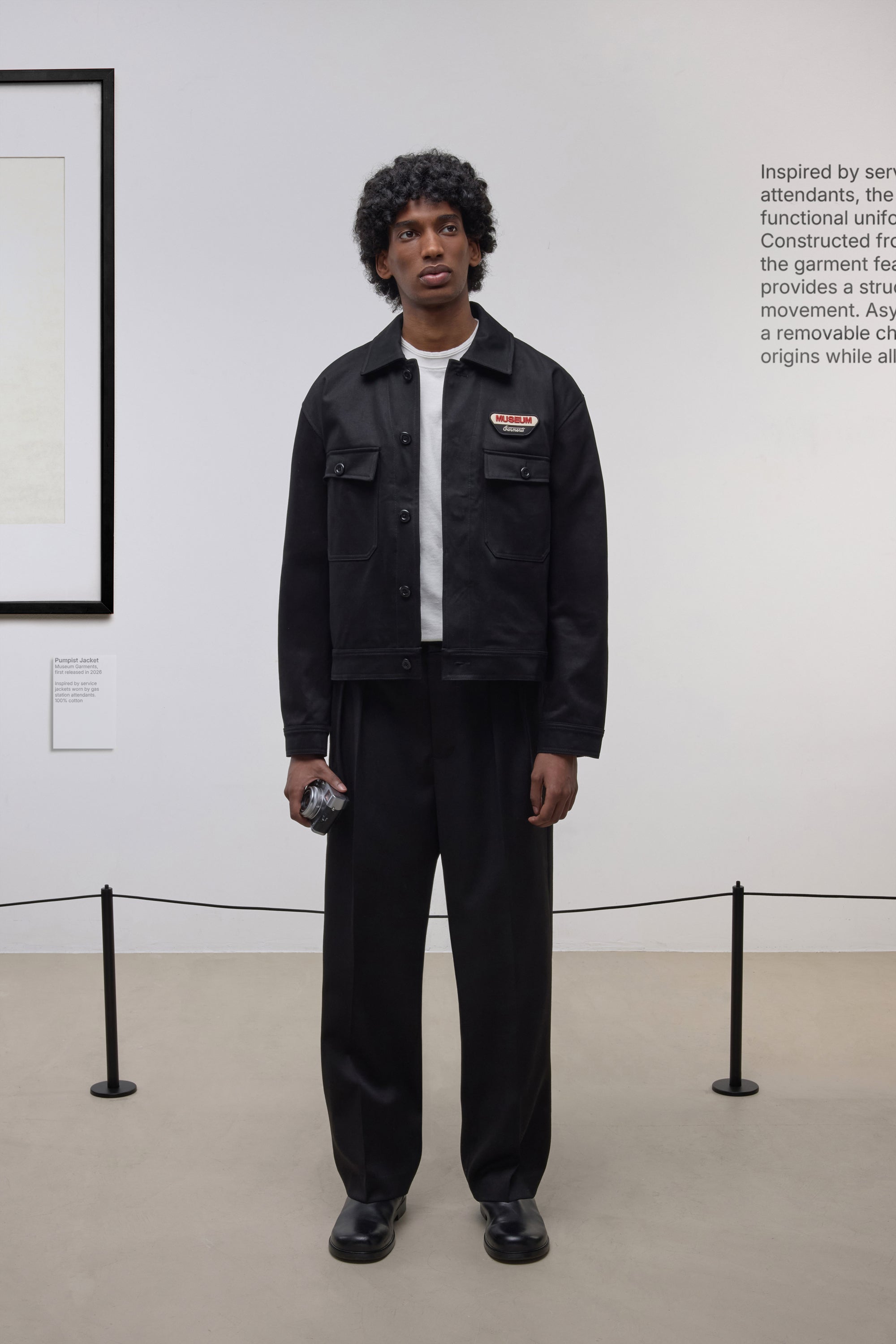 Pumpist Jacket - Cotton Sateen - Black