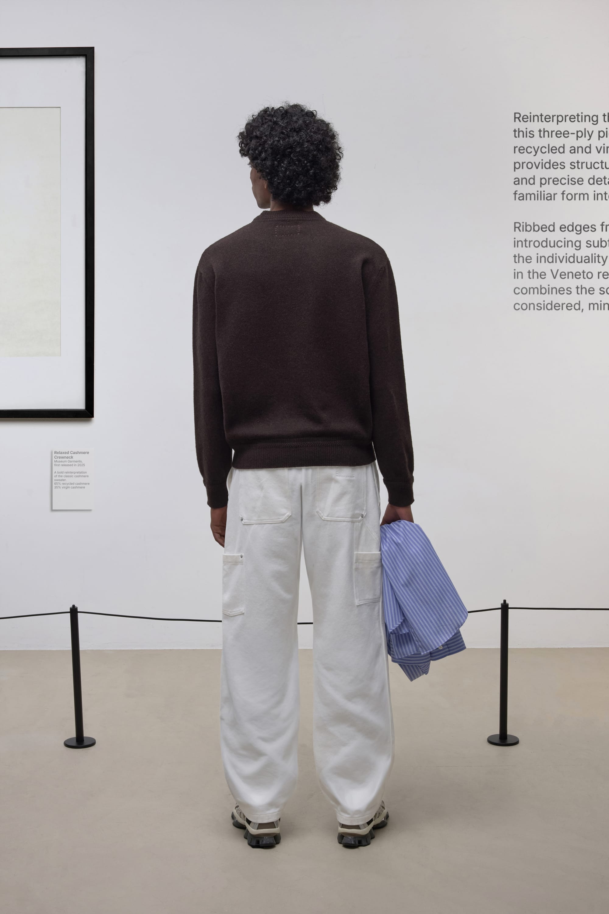 Relaxed Cashmere Crewneck - Dark Brown