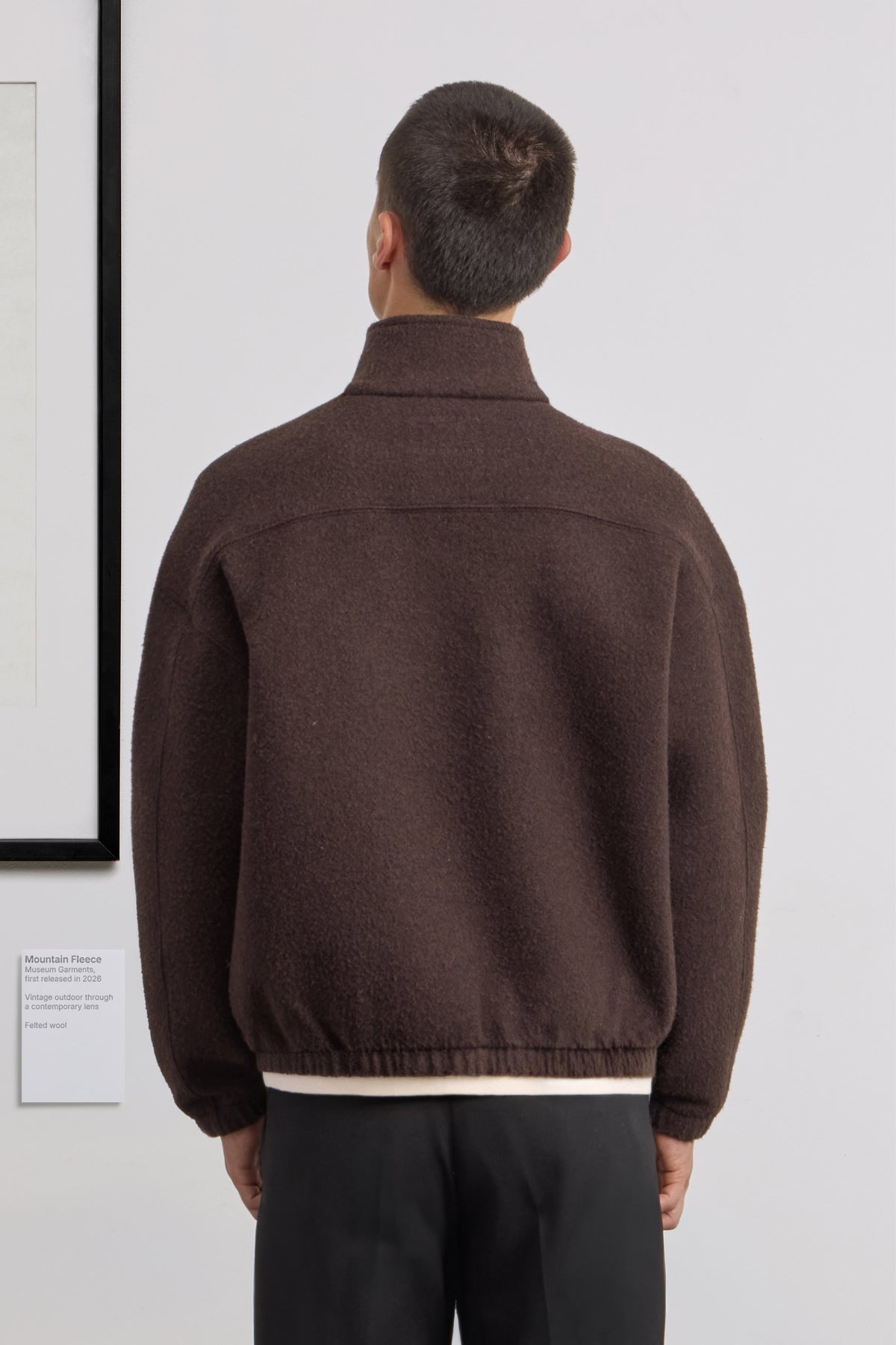 Mountain Fleece - Felted wool - Brown