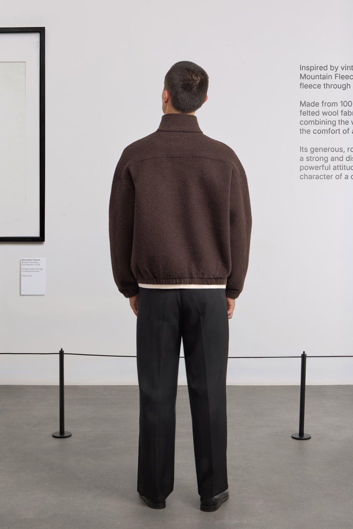 Mountain Fleece - Felted wool - Brown