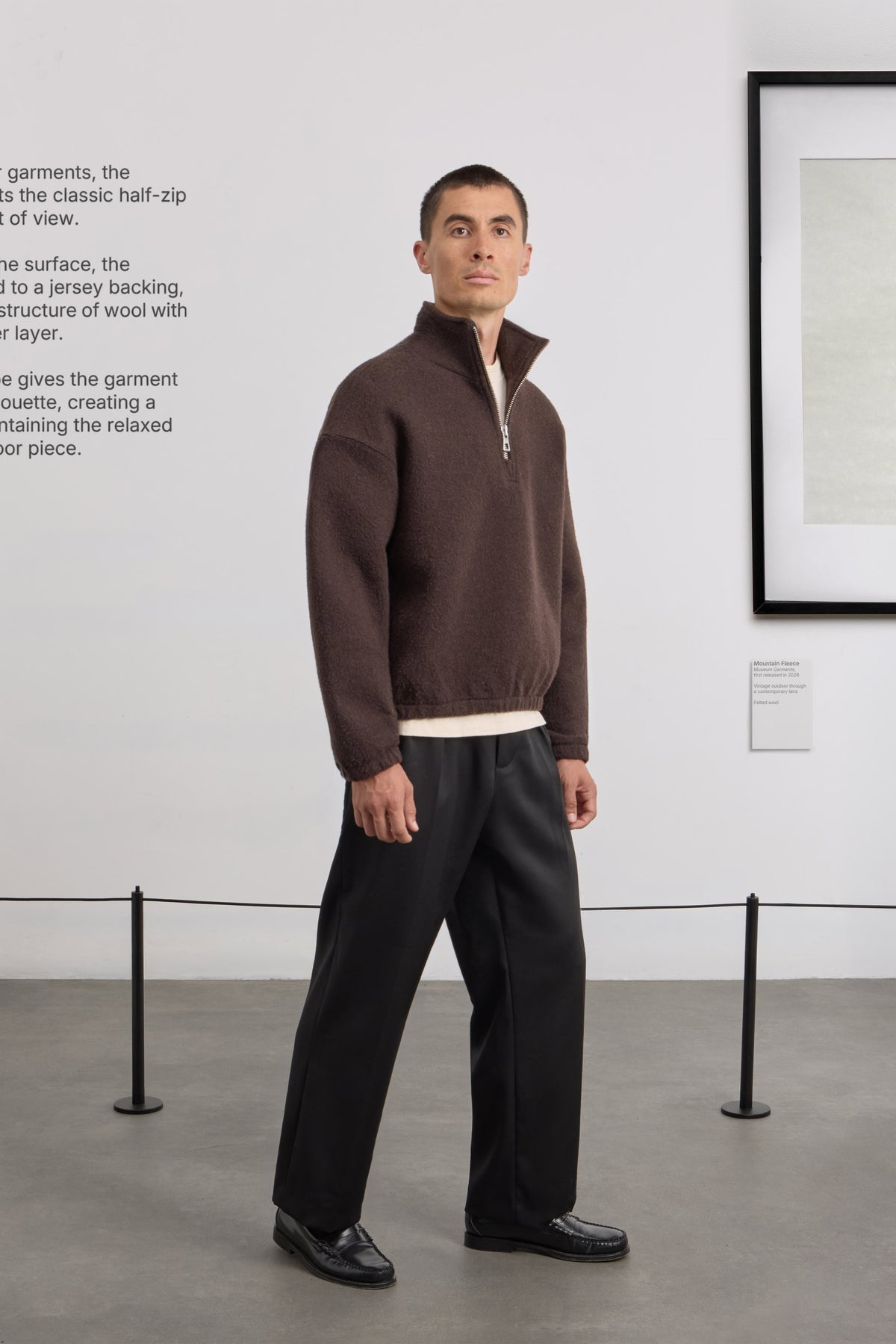 Mountain Fleece - Felted wool - Brown